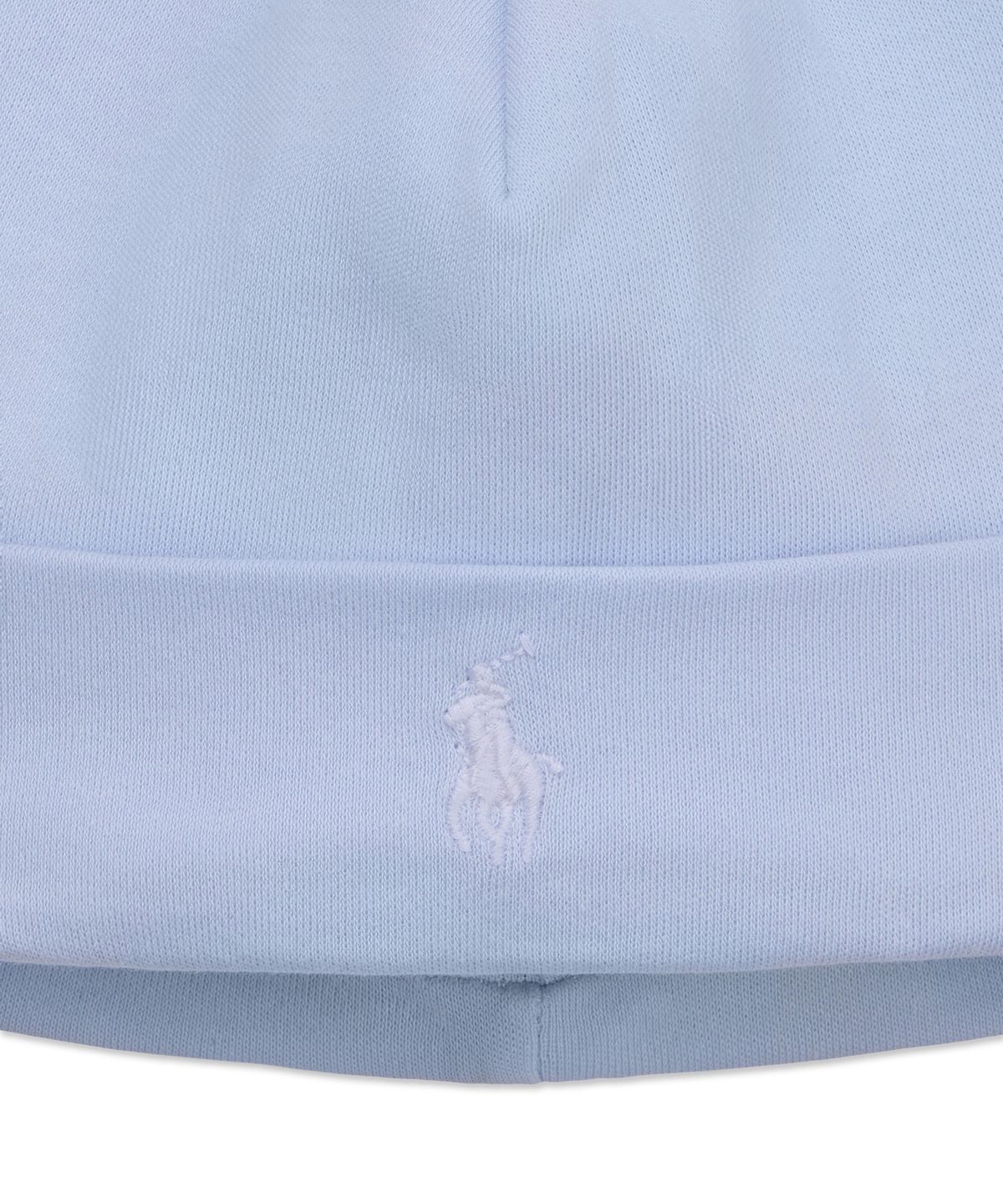 폴로 랄프 로렌 칠드런(POLO RALPH LAUREN CHILDREN) 투알 코튼 쓰리피스 기프트 세트-블루