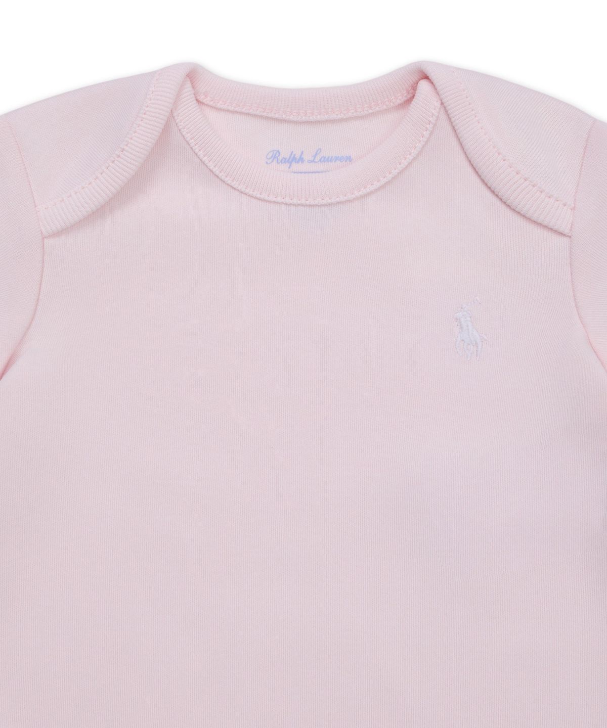 폴로 랄프 로렌 칠드런(POLO RALPH LAUREN CHILDREN) 투알 코튼 쓰리피스 기프트 세트-핑크