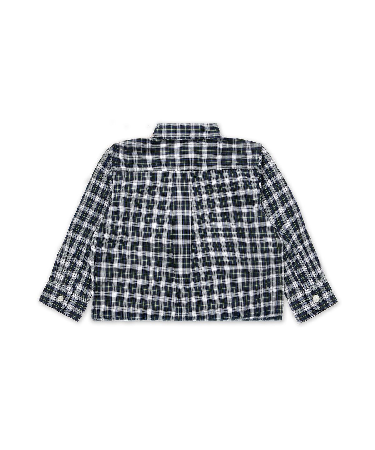 폴로 랄프 로렌 칠드런(POLO RALPH LAUREN CHILDREN) 플래드 셔츠, 벨트 앤 캔버스 팬츠 세트-멀티 컬러