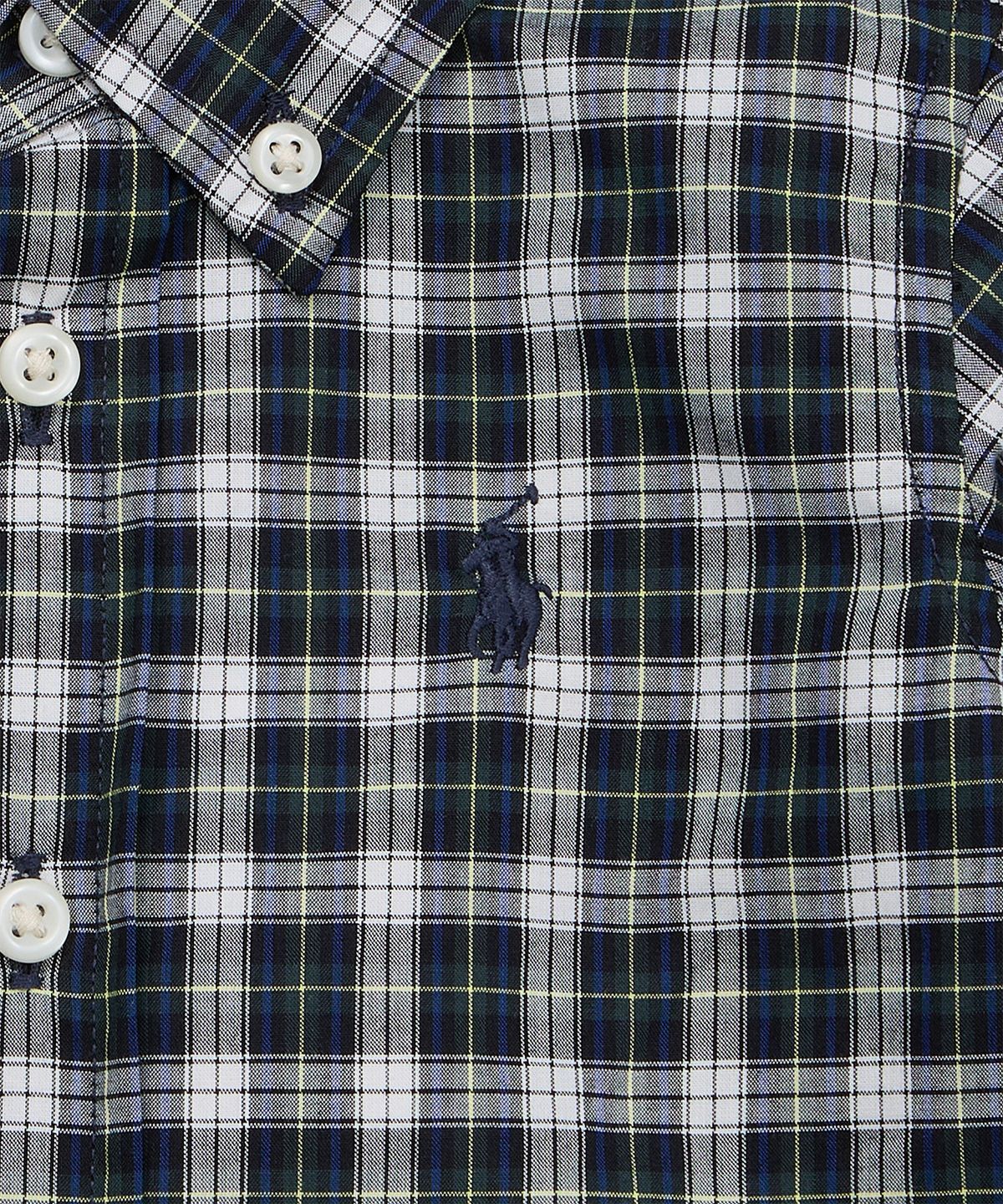 폴로 랄프 로렌 칠드런(POLO RALPH LAUREN CHILDREN) 플래드 셔츠, 벨트 앤 캔버스 팬츠 세트-멀티 컬러