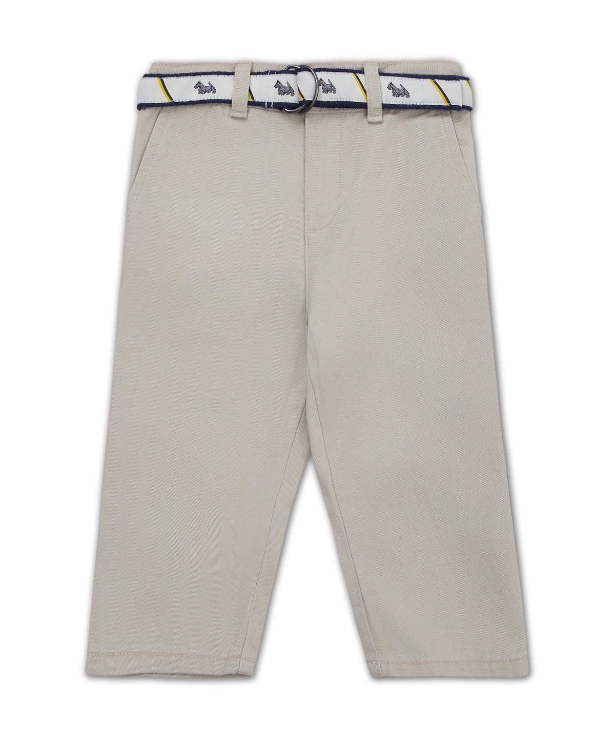 폴로 랄프 로렌 칠드런(POLO RALPH LAUREN CHILDREN) 플래드 셔츠, 벨트 앤 캔버스 팬츠 세트-멀티 컬러