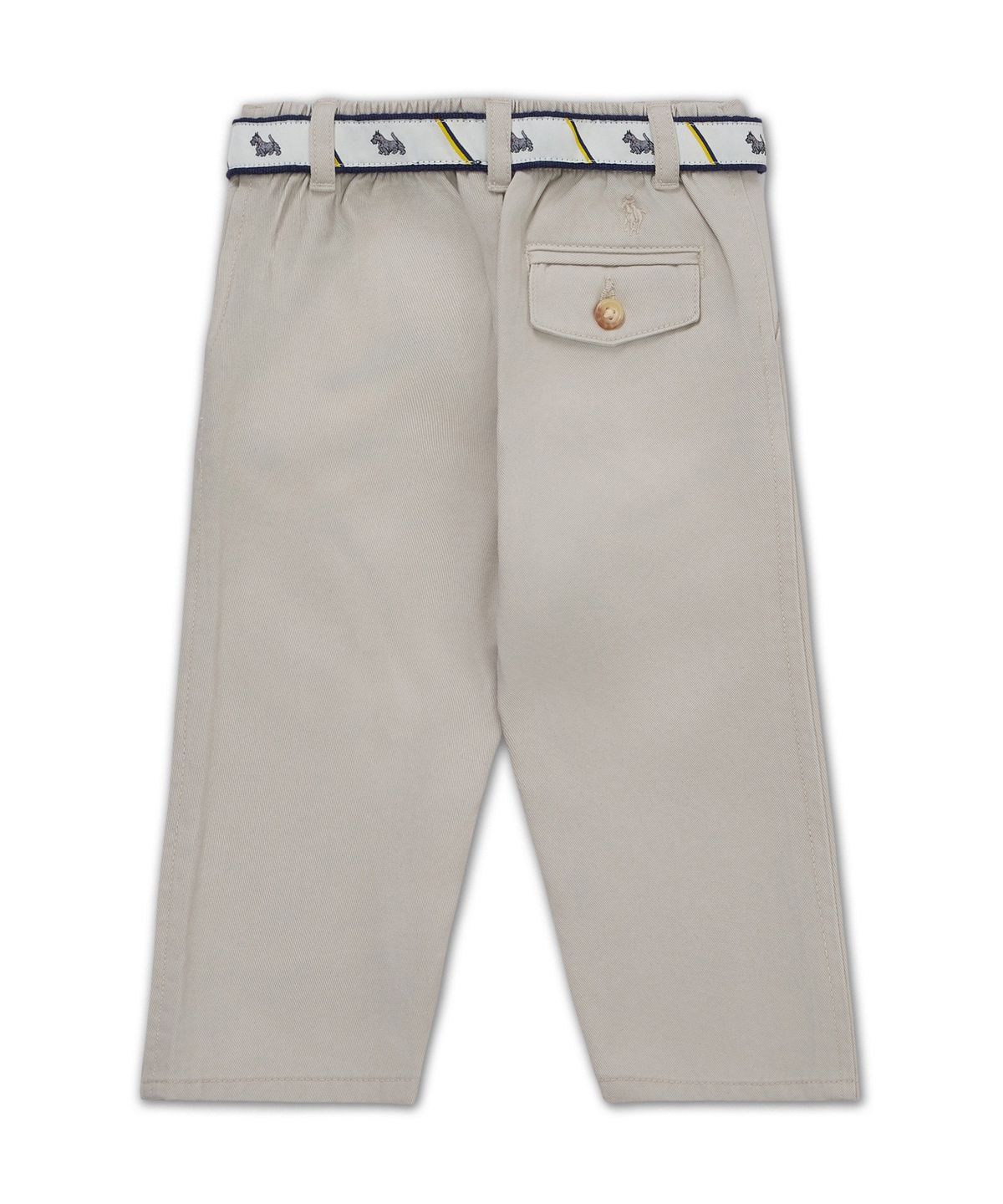 폴로 랄프 로렌 칠드런(POLO RALPH LAUREN CHILDREN) 플래드 셔츠, 벨트 앤 캔버스 팬츠 세트-멀티 컬러