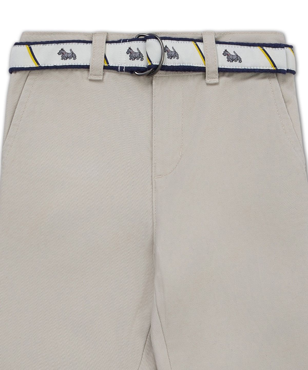 폴로 랄프 로렌 칠드런(POLO RALPH LAUREN CHILDREN) 플래드 셔츠, 벨트 앤 캔버스 팬츠 세트-멀티 컬러