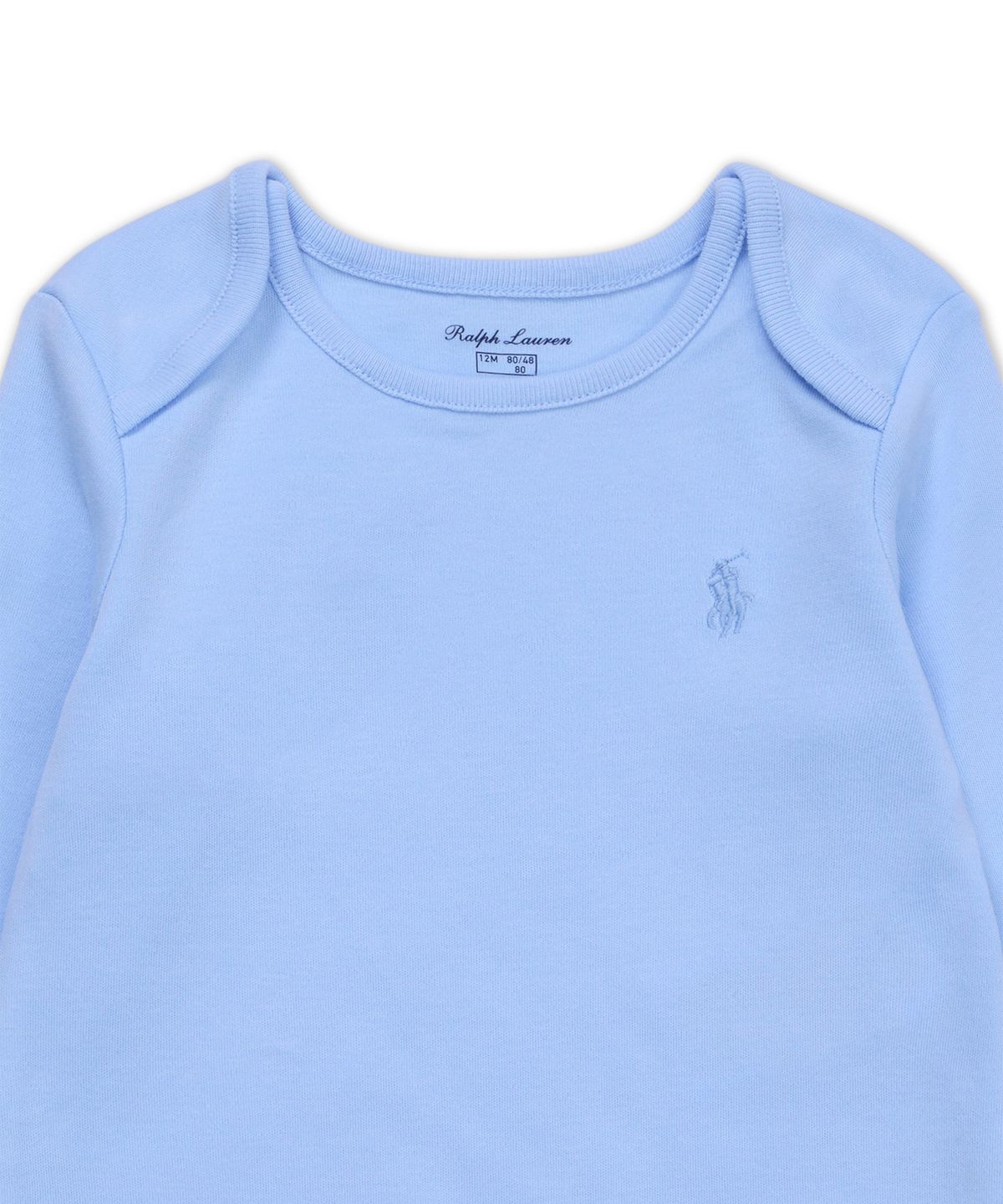 폴로 랄프 로렌 칠드런(POLO RALPH LAUREN CHILDREN) 폴로 베어 코튼 바디수트 투팩-멀티 컬러