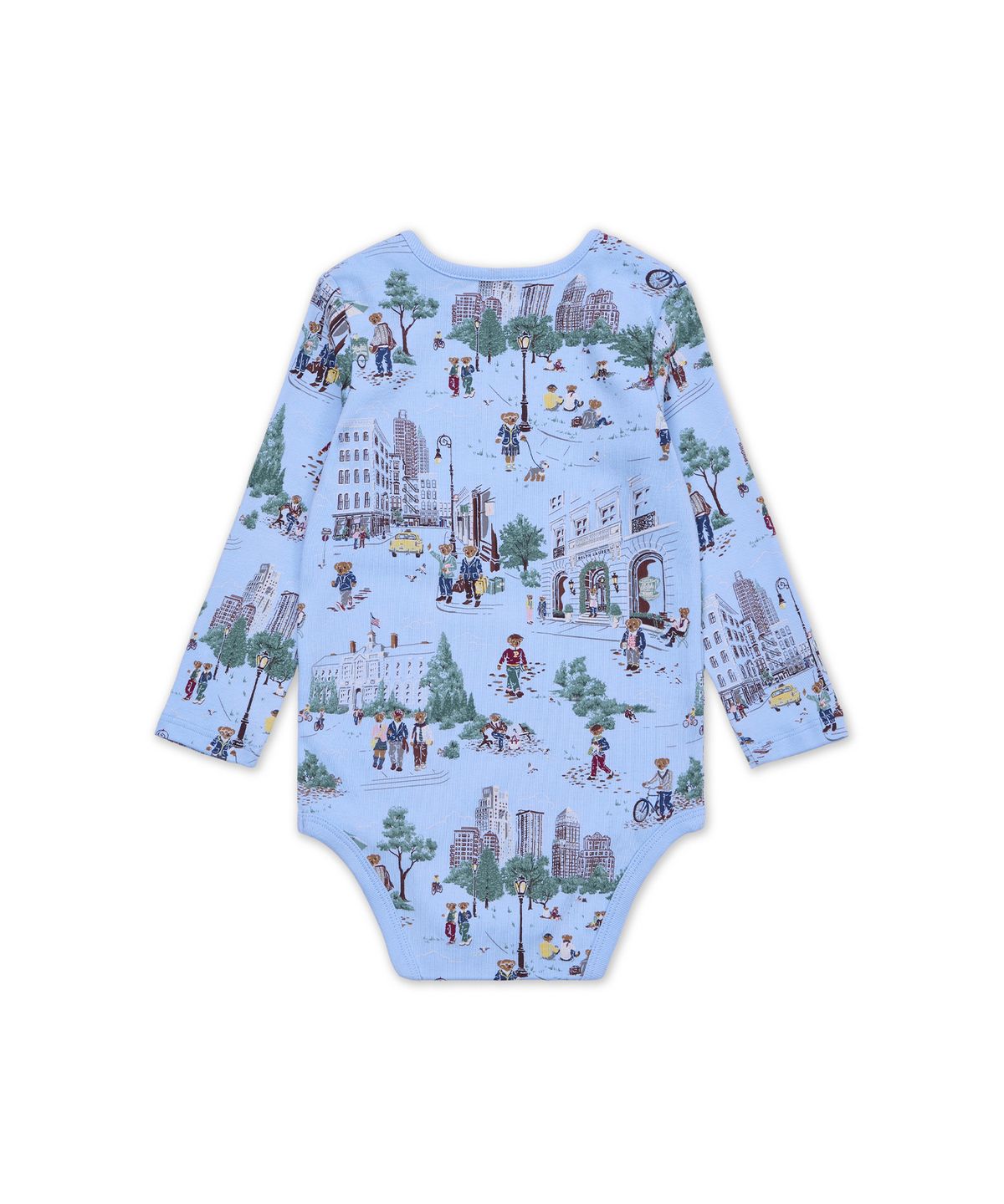 폴로 랄프 로렌 칠드런(POLO RALPH LAUREN CHILDREN) 폴로 베어 코튼 바디수트 투팩-멀티 컬러