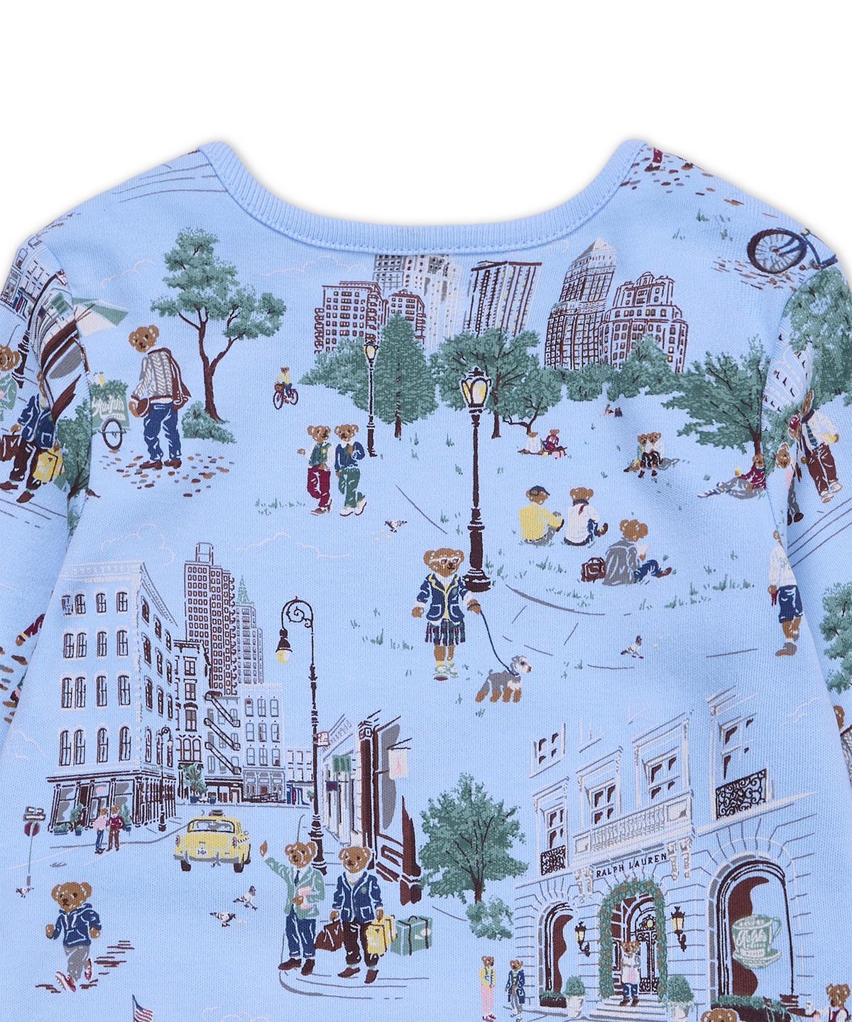 폴로 랄프 로렌 칠드런(POLO RALPH LAUREN CHILDREN) 폴로 베어 코튼 바디수트 투팩-멀티 컬러