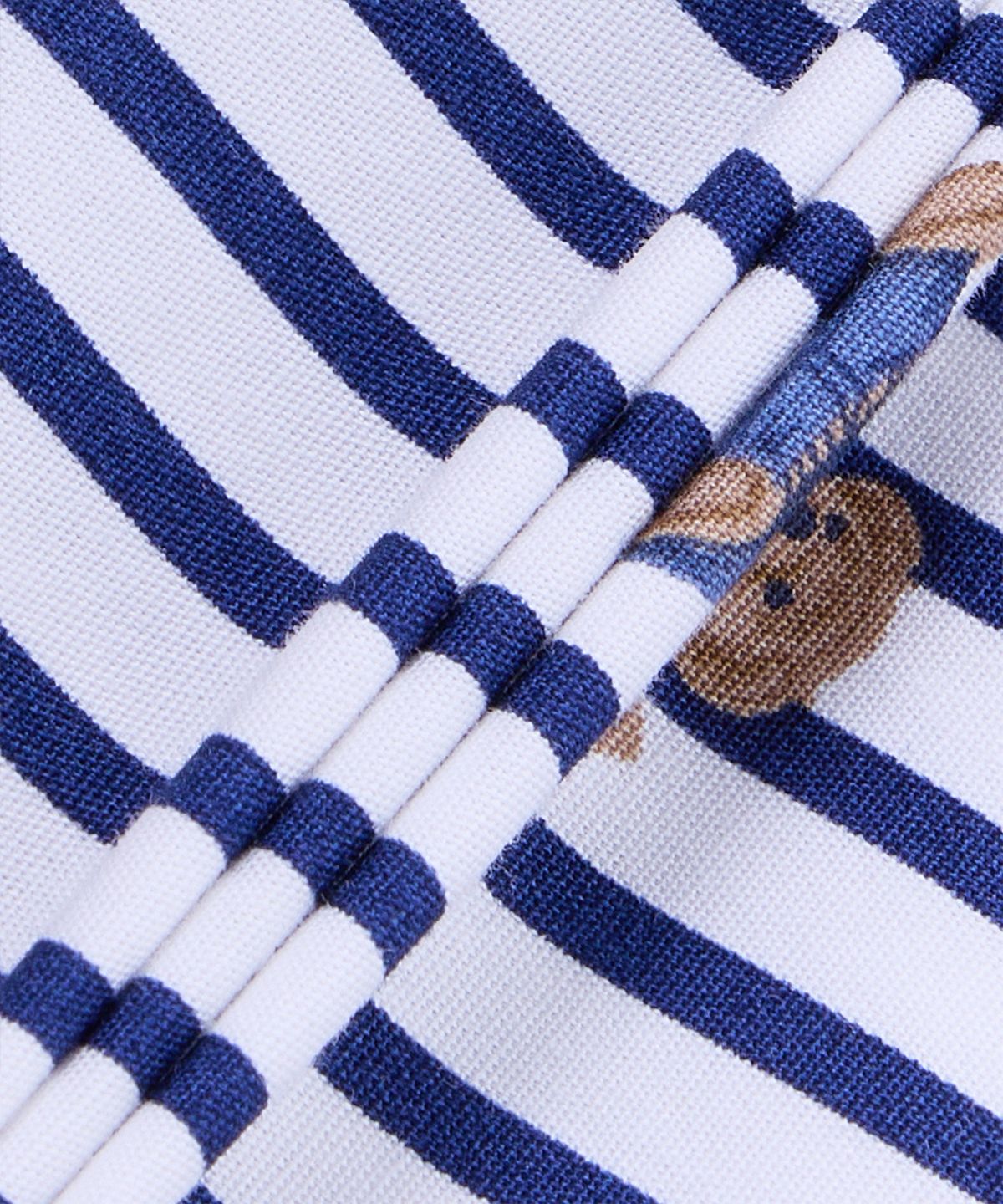 폴로 랄프 로렌 칠드런(POLO RALPH LAUREN CHILDREN) 폴로 베어 스트라이프 코튼 포플린 커버올-멀티 컬러