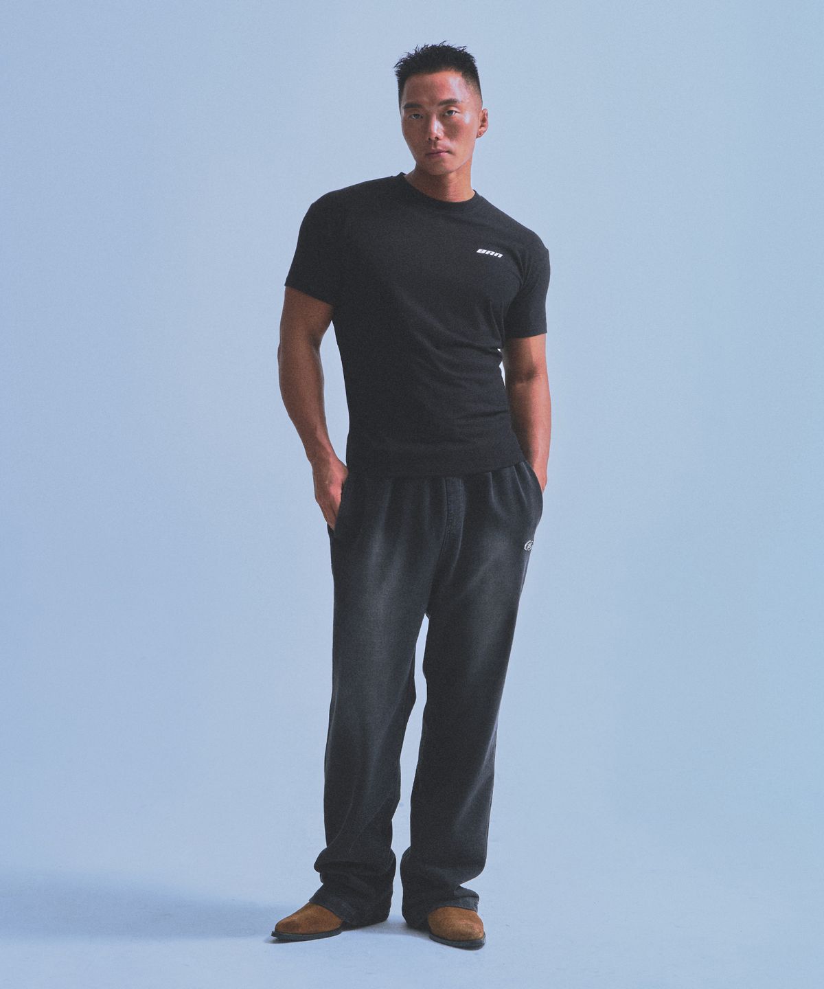 본투윈(BORN TO WIN) SILVER BRN MUSCLE FIT T-SHIRTS [3COL]