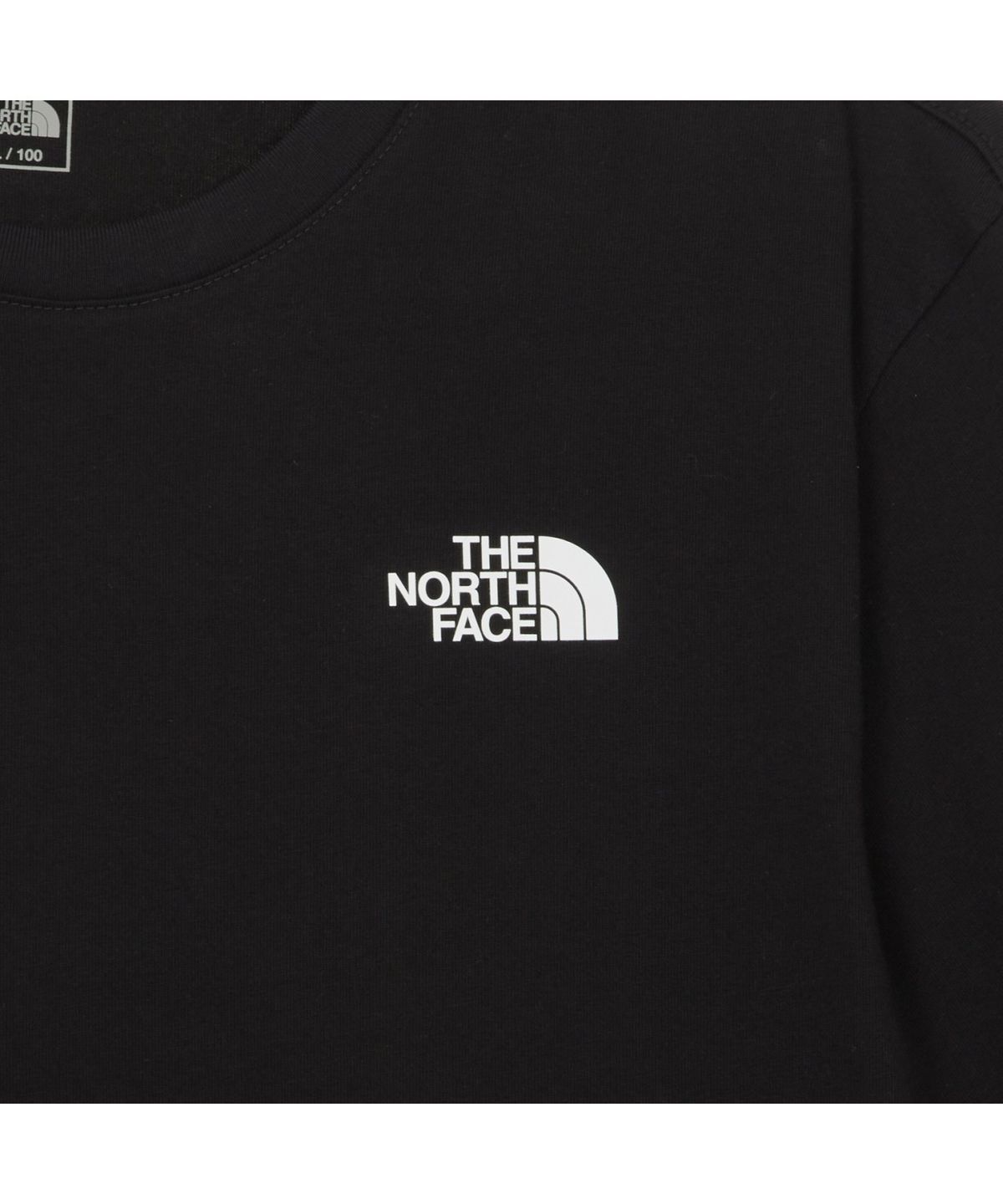 노스페이스(THE NORTH FACE) NT7UR77A 남성 코튼 베이직 반팔 티셔츠 BLACK