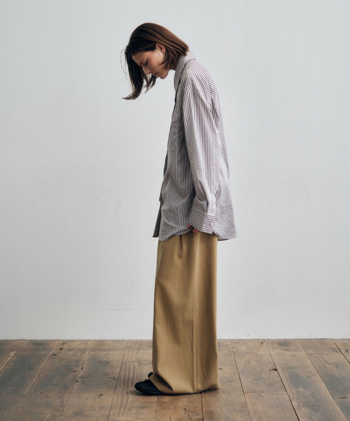 씨타(CITTA) Like Skirt Maxi Wide Slacks_CTB554(Beige)
