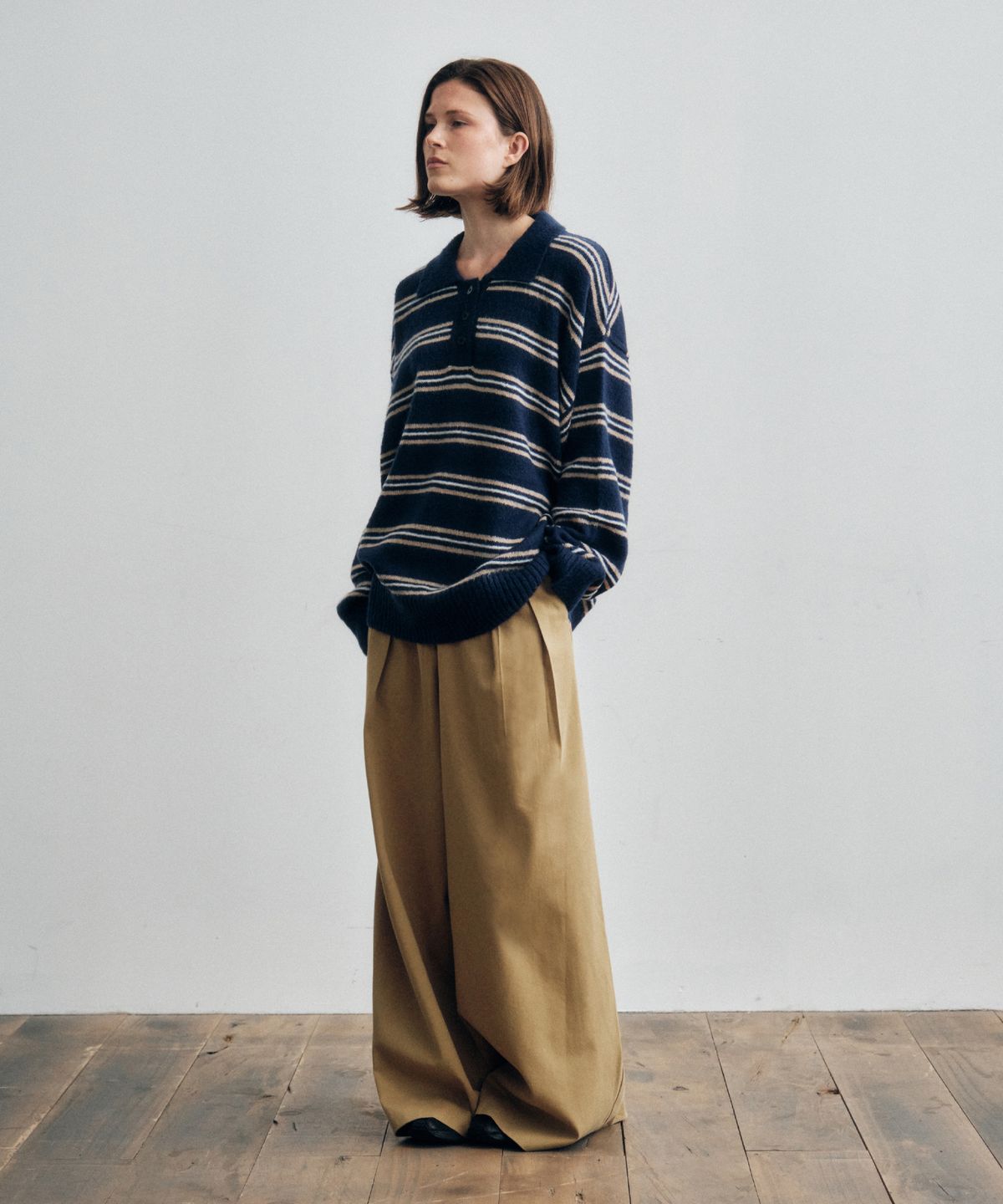 씨타(CITTA) Like Skirt Maxi Wide Slacks_CTB554(Beige)