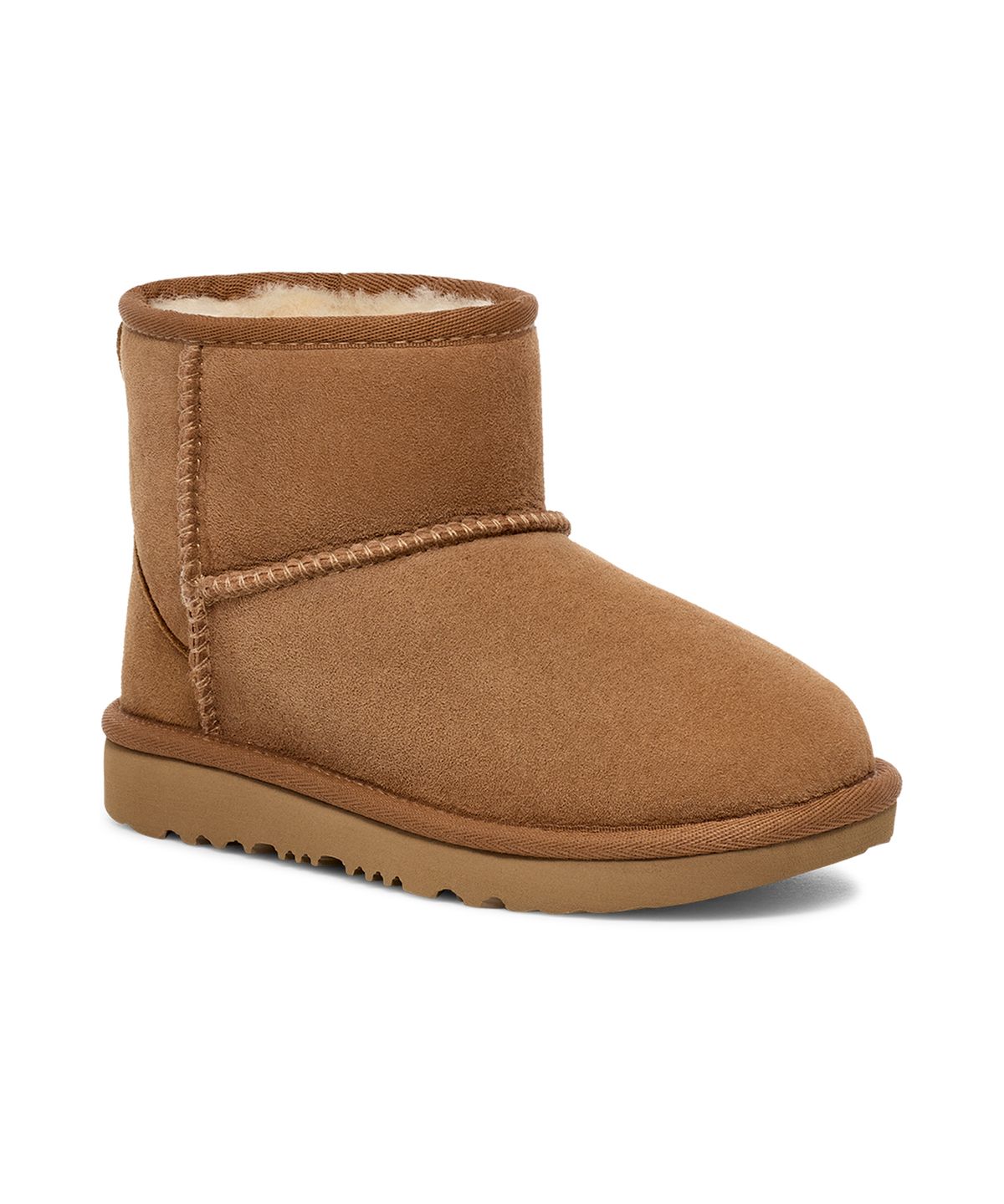 어그 키즈(UGG KIDS) [키즈] 오버로크 스티치 미니 부츠 (클래식 미니 II)_체스넛