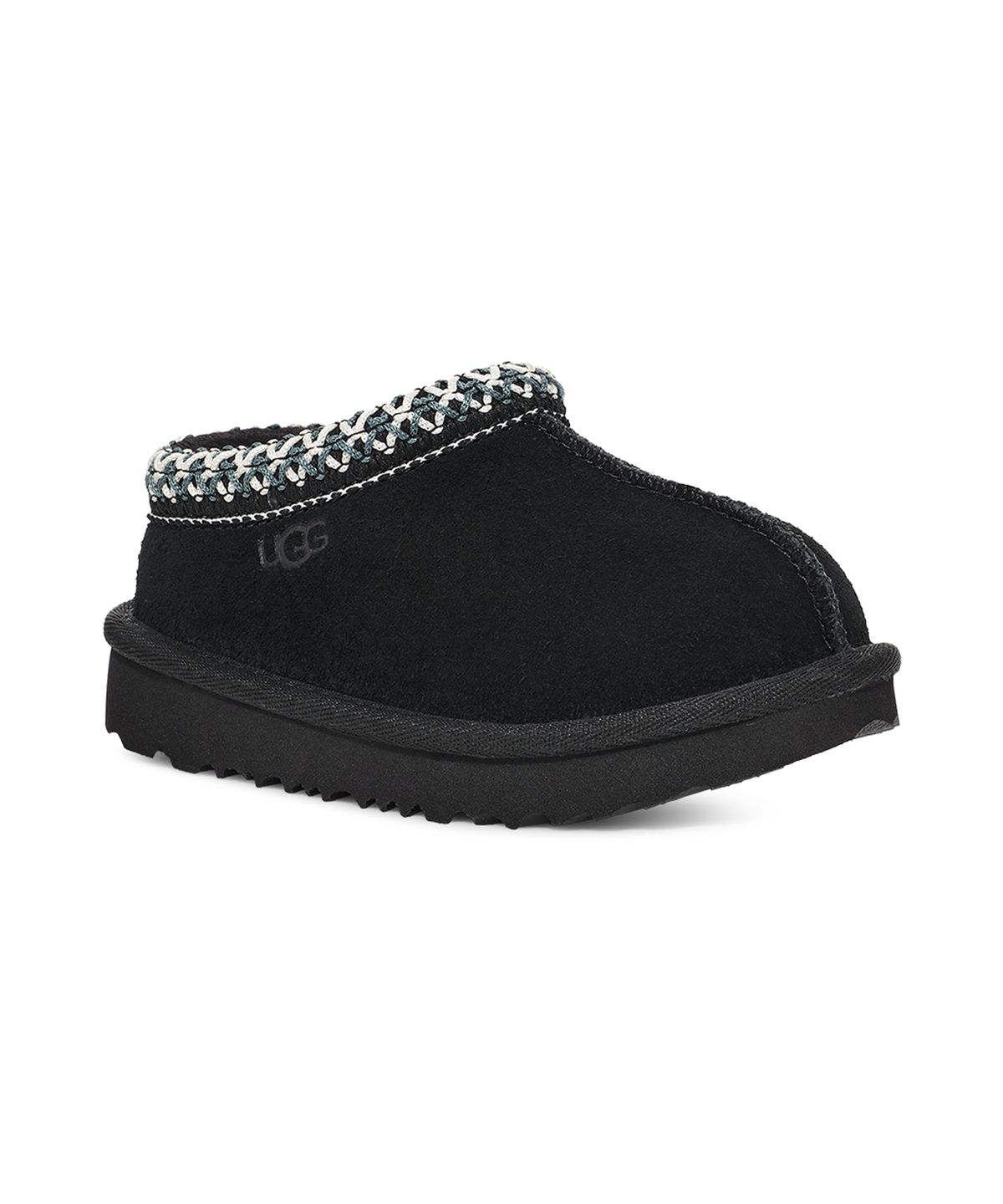 어그 키즈(UGG KIDS) [토들러] 스티치 칼라 슈즈 (타스만 II)_블랙