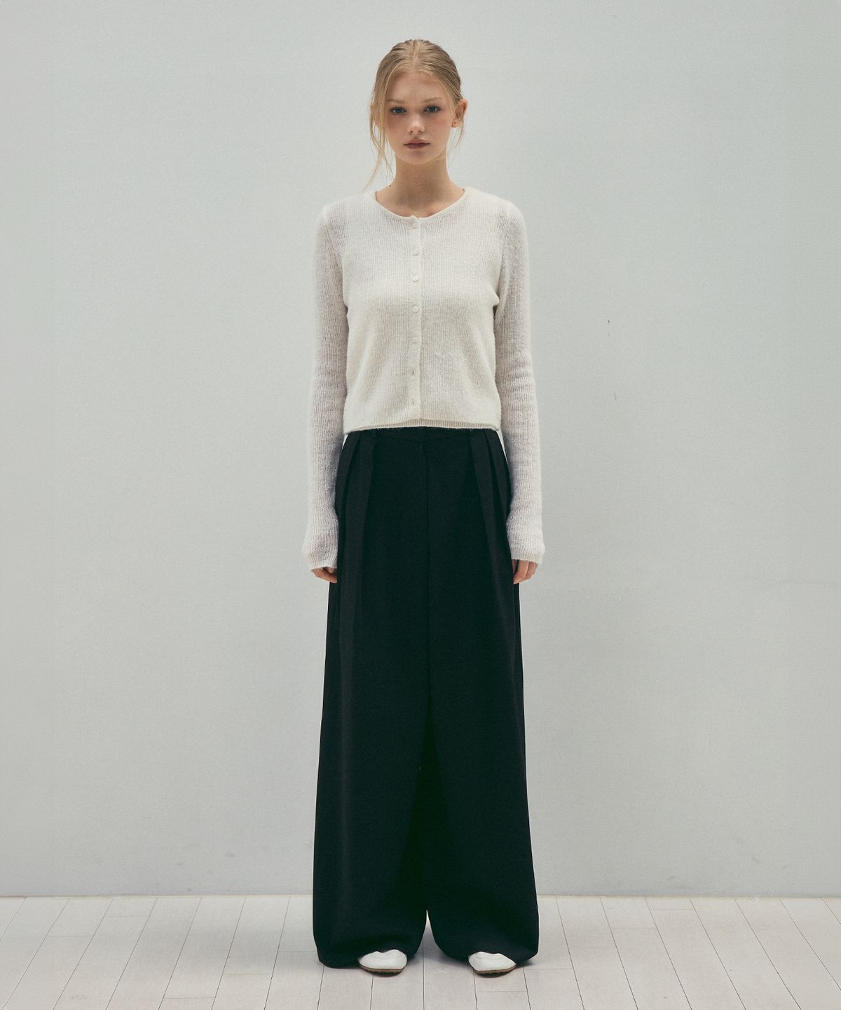 씨타(CITTA) Like Skirt Maxi Wide Slacks_CTB554(Black)