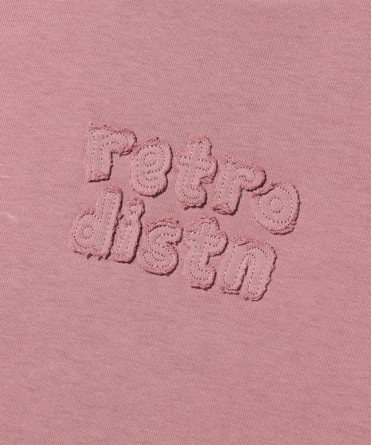 디스트나인(DISTN9NE) 레트로 로고 맨투맨 LP3TF615_PINK