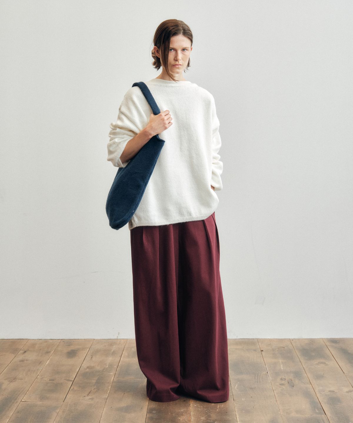 씨타(CITTA) Like Skirt Maxi Wide Slacks_CTB554(Burgundy)