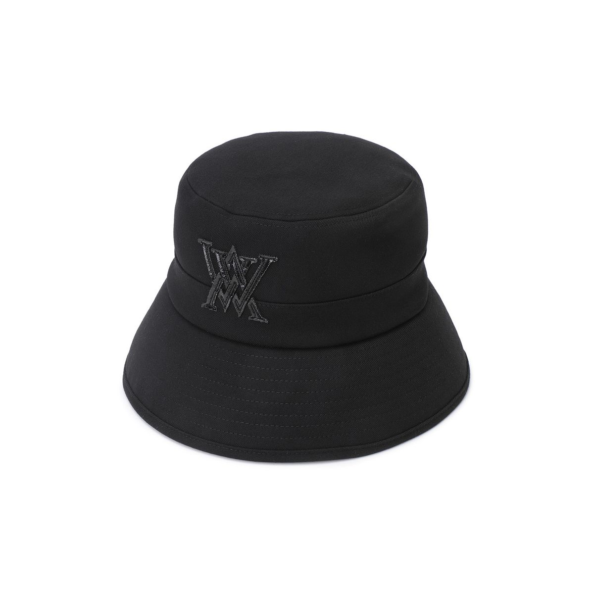 어뉴골프(ANEW GOLF) WOMEN LOGO POINT HAT_BK