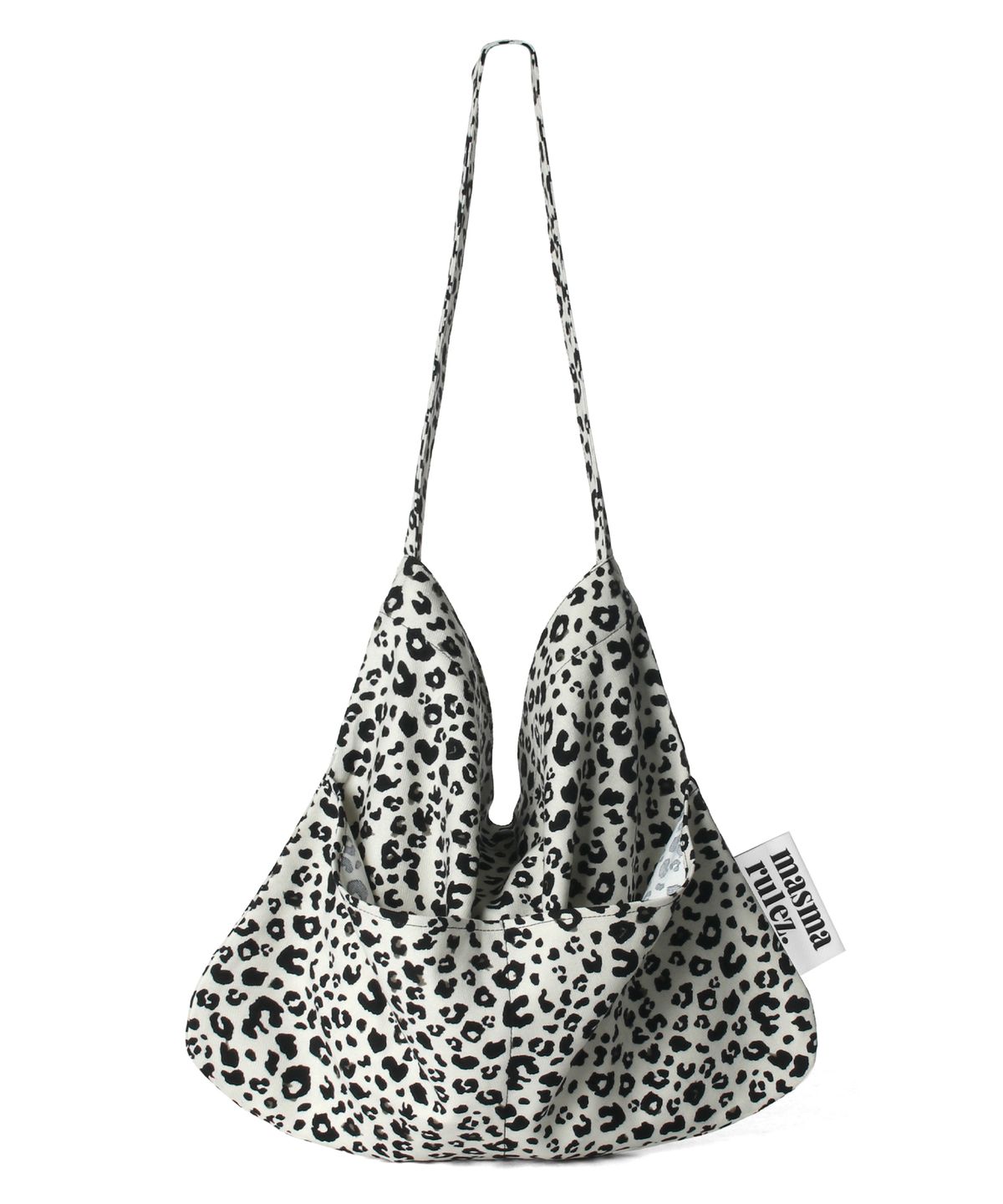 마스마룰즈(MASMARULEZ) Rabbit eco bag_Grand leopard Ivory