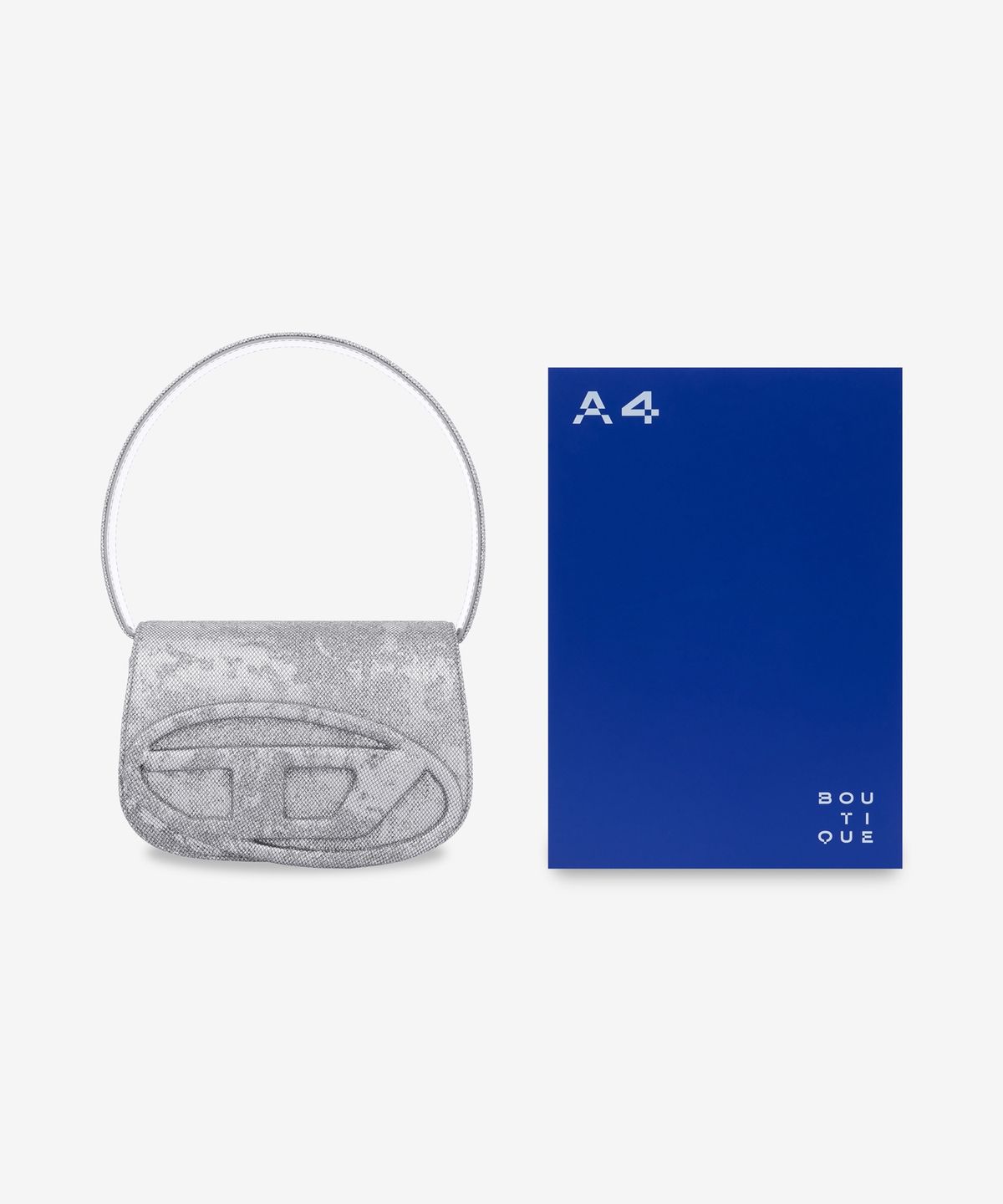 디젤(DIESEL) 1DR 숄더백 - 실버 / X08396P5126H0535