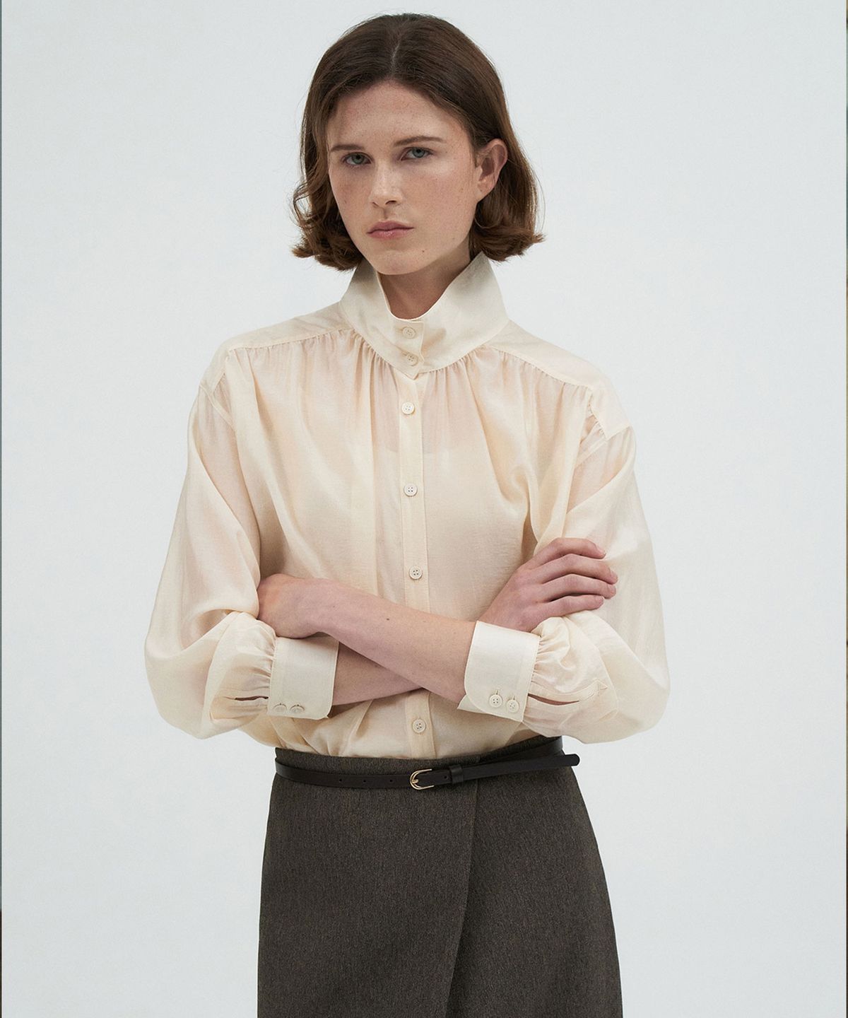 라메레이(LAMEREI) 10mm Cow leather Belt[LMBFAU25AC908]-2color