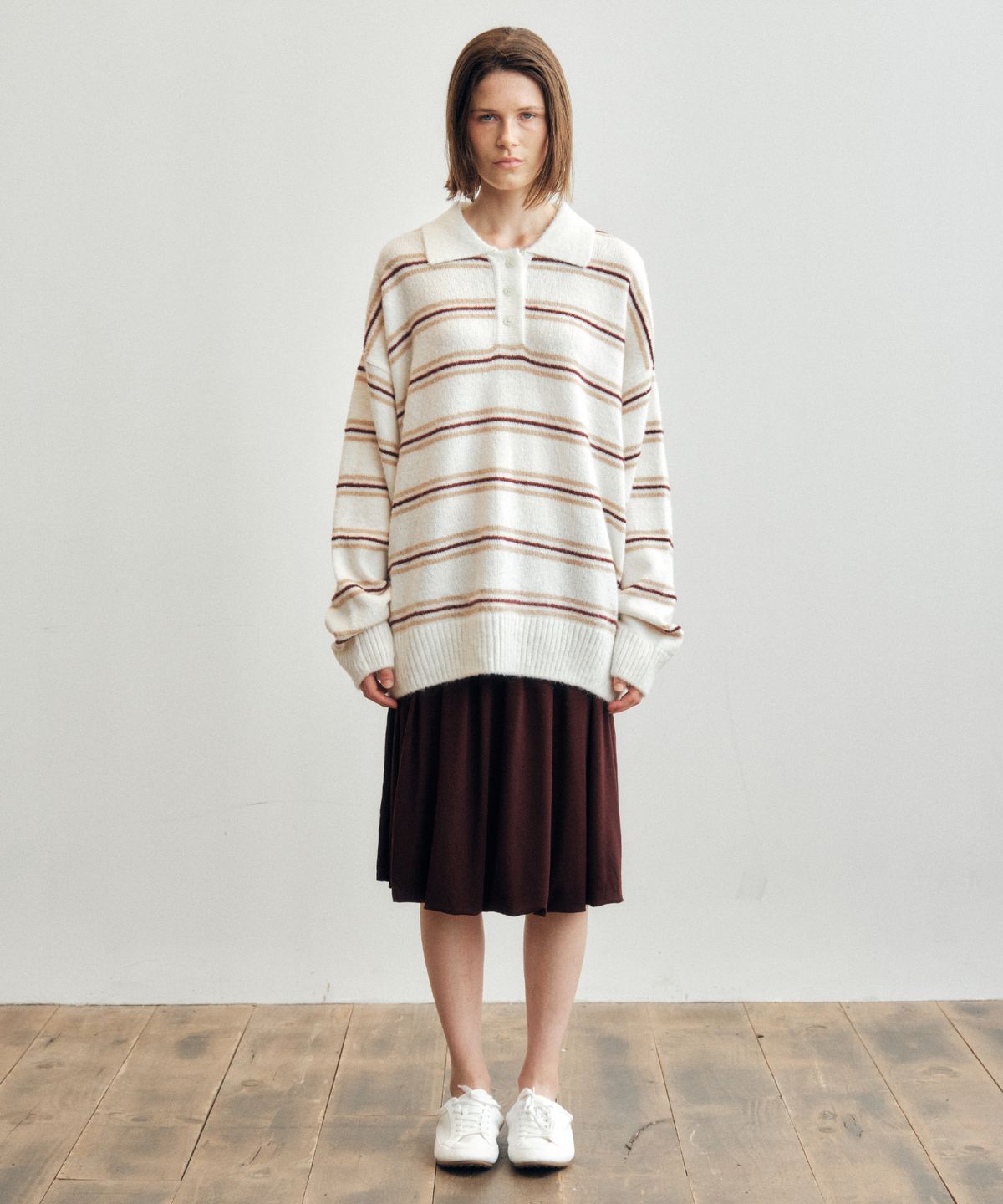 씨타(CITTA) Every Day Comfort Balloon Midi Skirt_CTS621(Wine)
