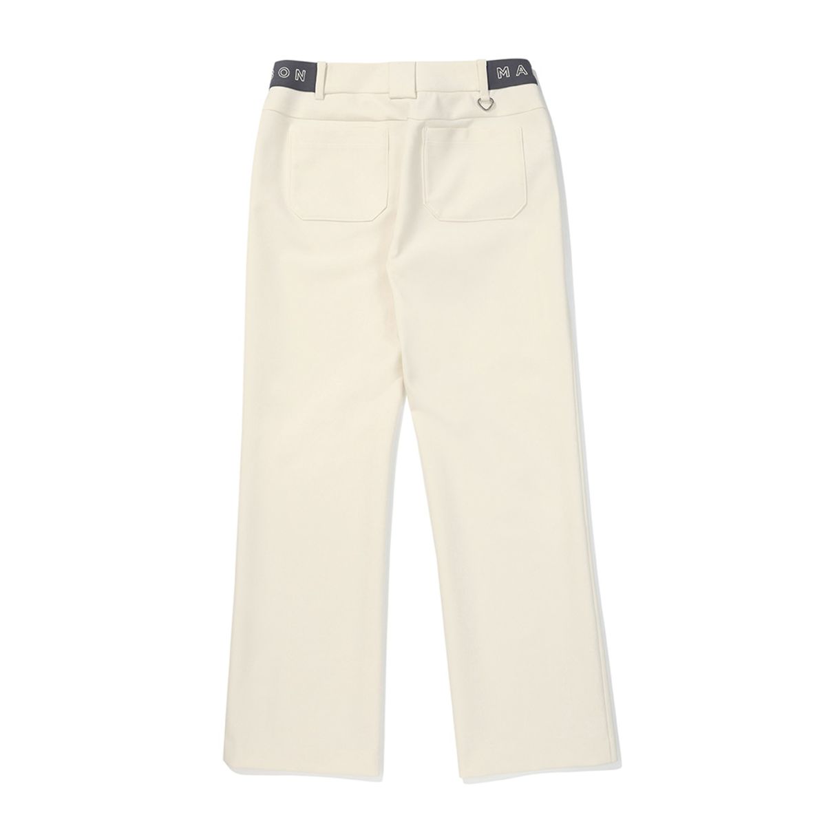 말본 골프(MALBON GOLF) 여성 허리 밴딩 세미 부츠컷 팬츠 CREAM (WOMAN)