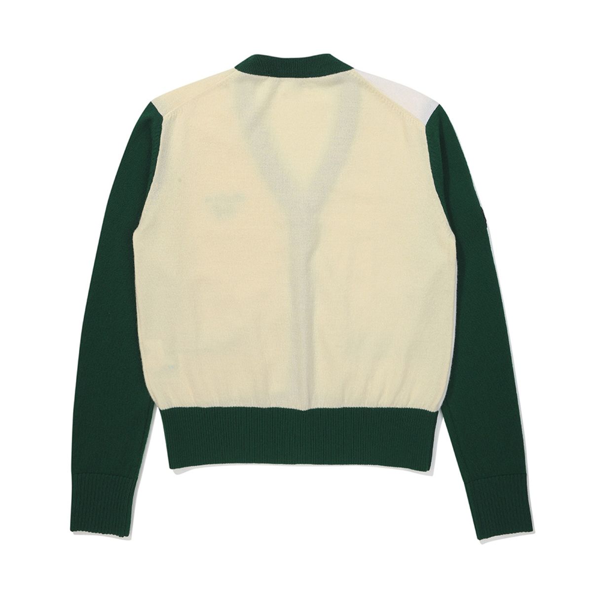 말본 골프(MALBON GOLF) 여성 컬러 블록 니트 가디건 GREEN (WOMAN)