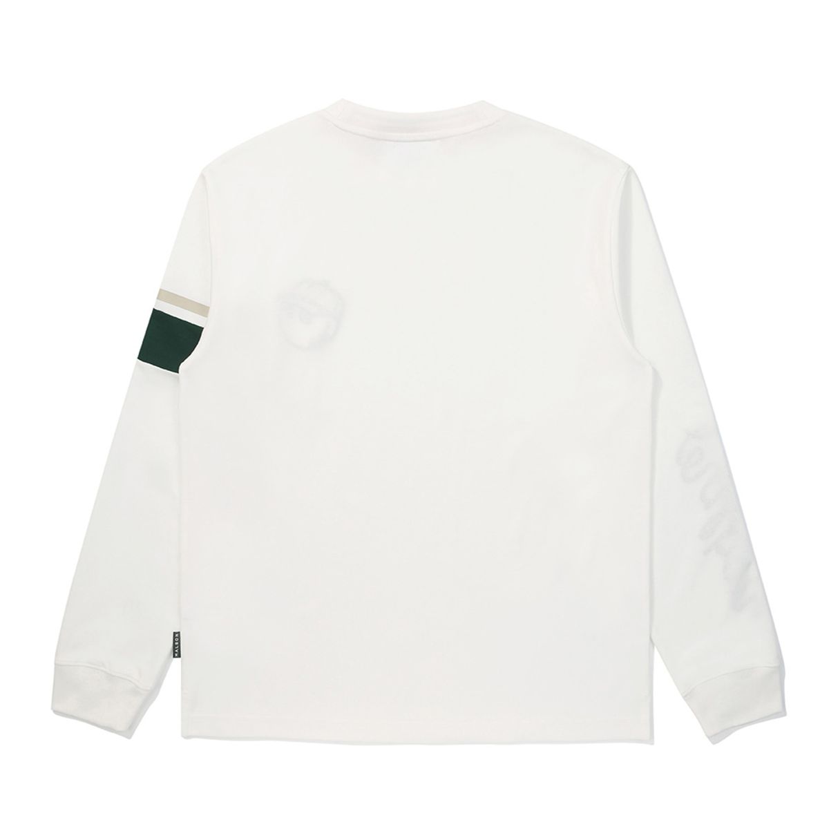 말본 골프(MALBON GOLF) 소매 로고 포인트 라운드넥 티셔츠 WHITE (MAN)