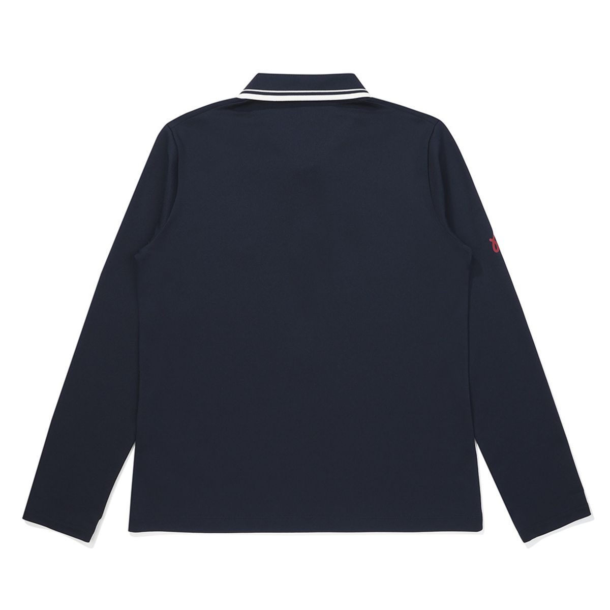 말본 골프(MALBON GOLF) 여성 슬림핏 카라 피케 티셔츠 NAVY (WOMAN)