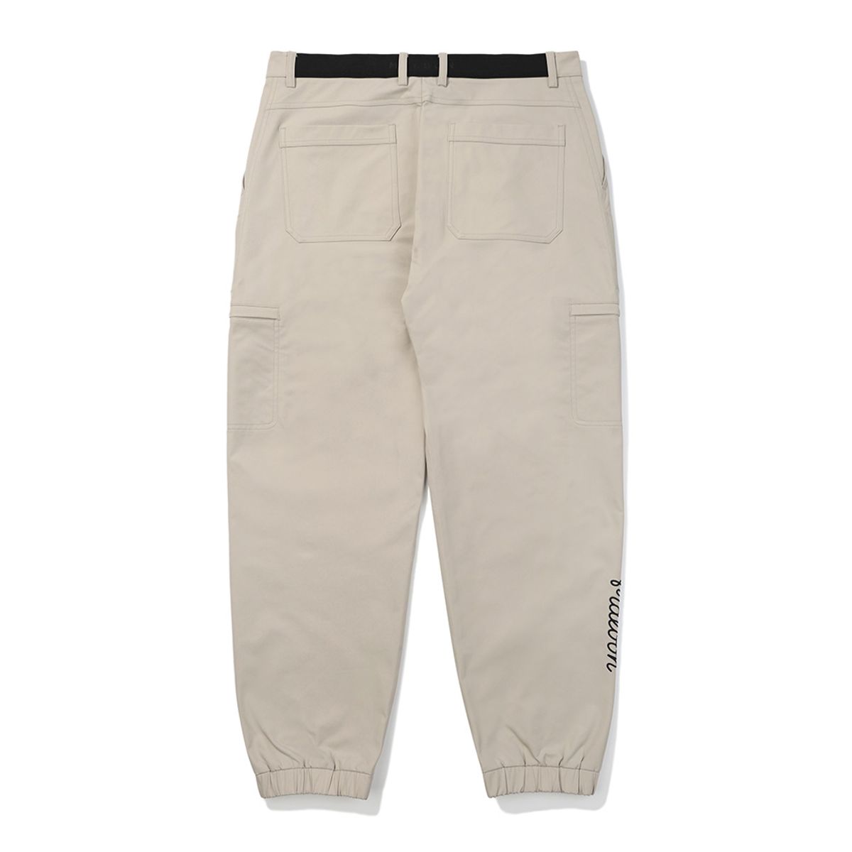 말본 골프(MALBON GOLF) 코튼라이크 사이드 포켓 조거팬츠 GREYISH BEIGE (MAN)