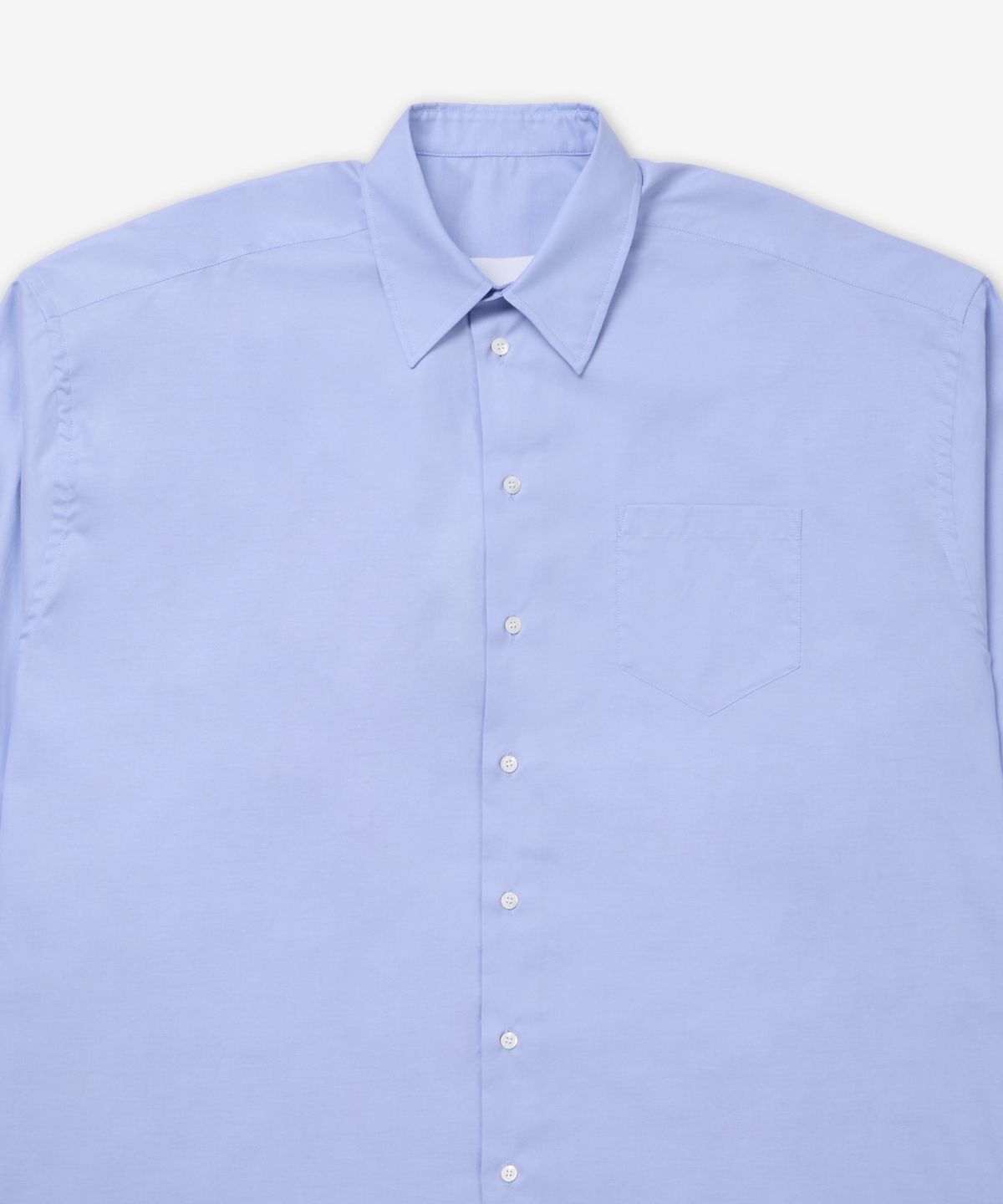메종 마르지엘라(MAISON MARGIELA) 오버사이즈 롱슬리브 셔츠 - 라이트 블루 / S29DT0007M35308472