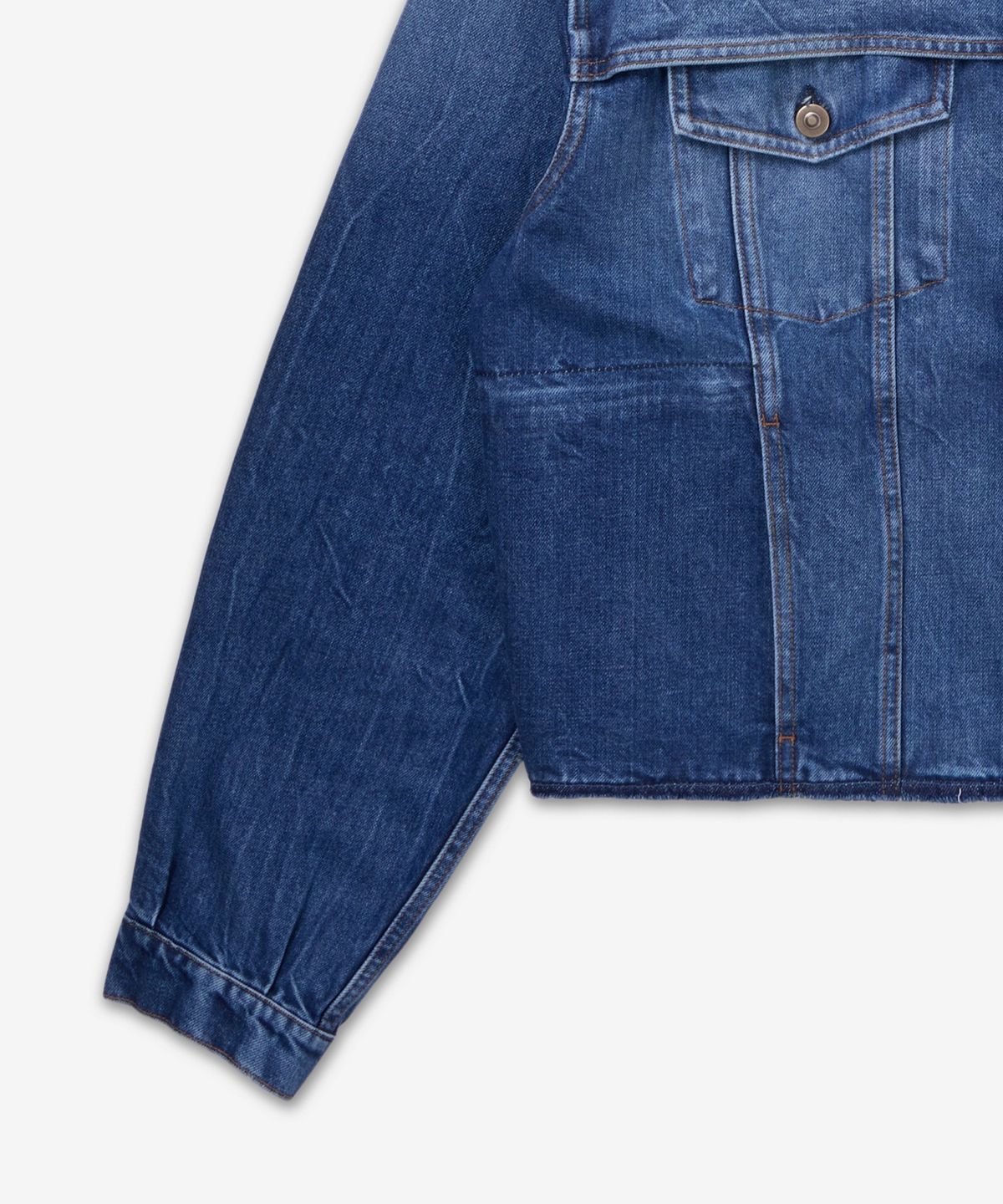 메종 마르지엘라(MAISON MARGIELA) 디스트레스드 데님 재킷 - 블루 / S50AM0648S30561986