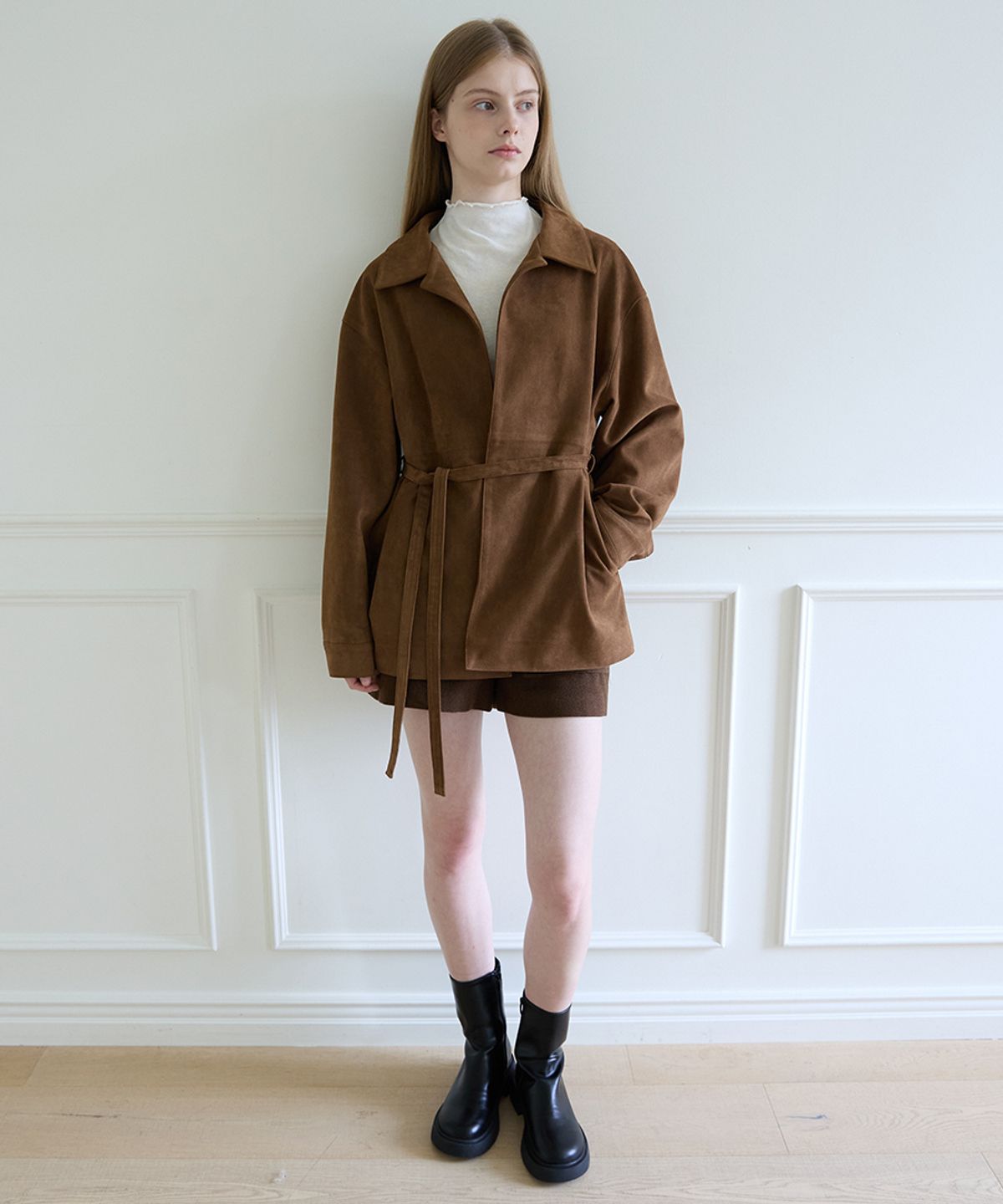 에드워드벌룬(EDWARD BALLOON) Winter Shorts - Brown