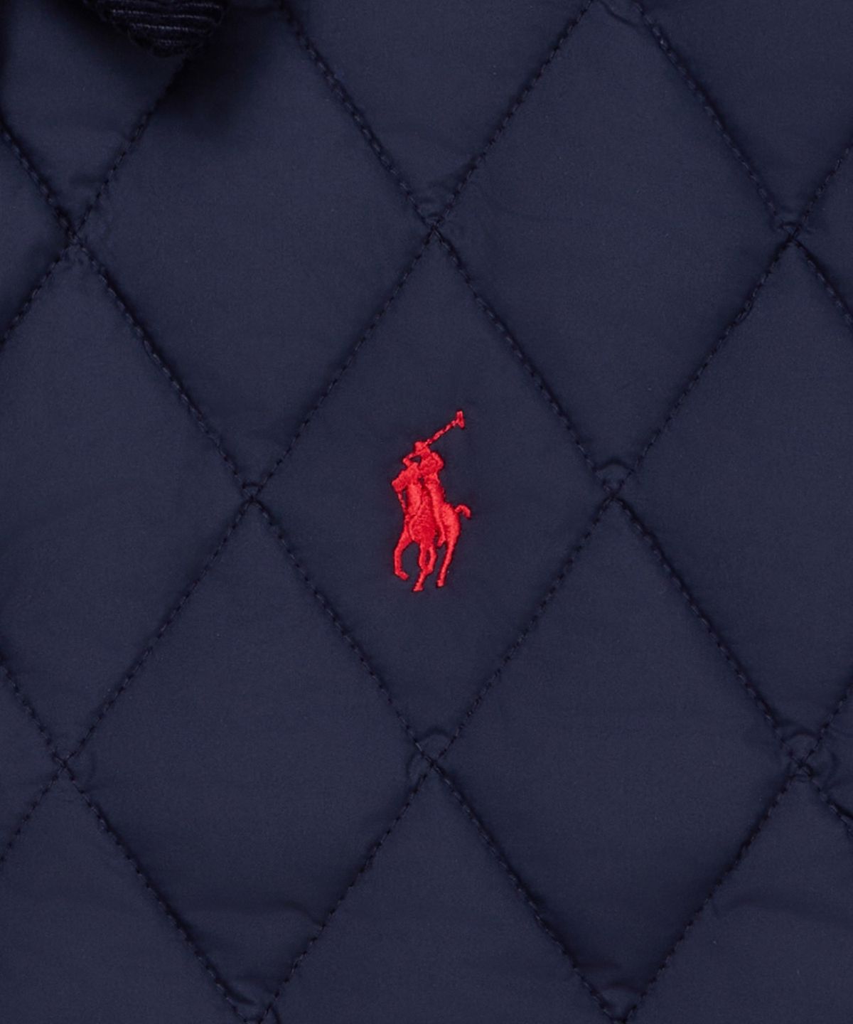 폴로 랄프 로렌(POLO RALPH LAUREN) 퀼트 반 재킷-네이비