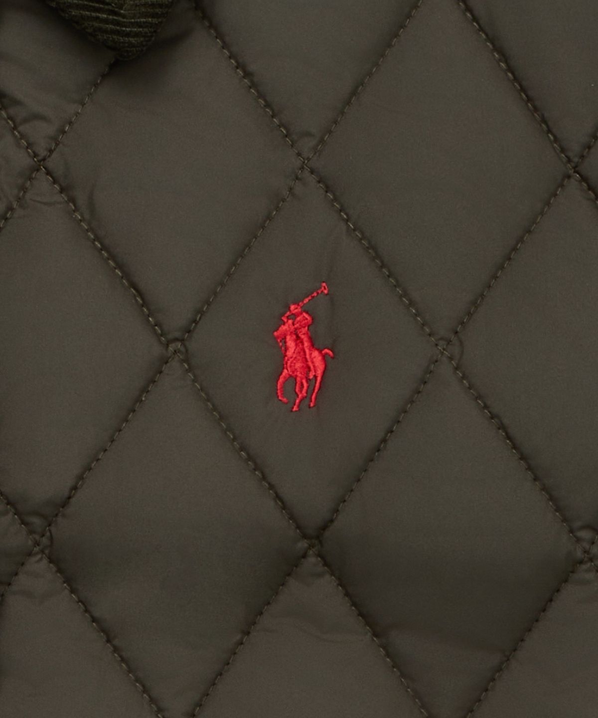 폴로 랄프 로렌(POLO RALPH LAUREN) 퀼트 반 재킷-그린