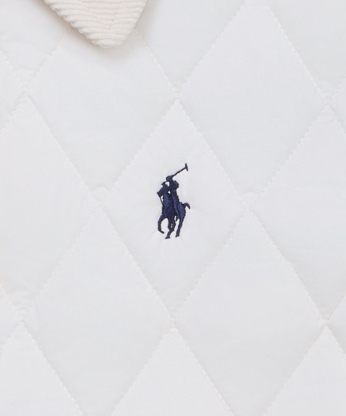 폴로 랄프 로렌(POLO RALPH LAUREN) 퀼트 반 재킷-내추럴