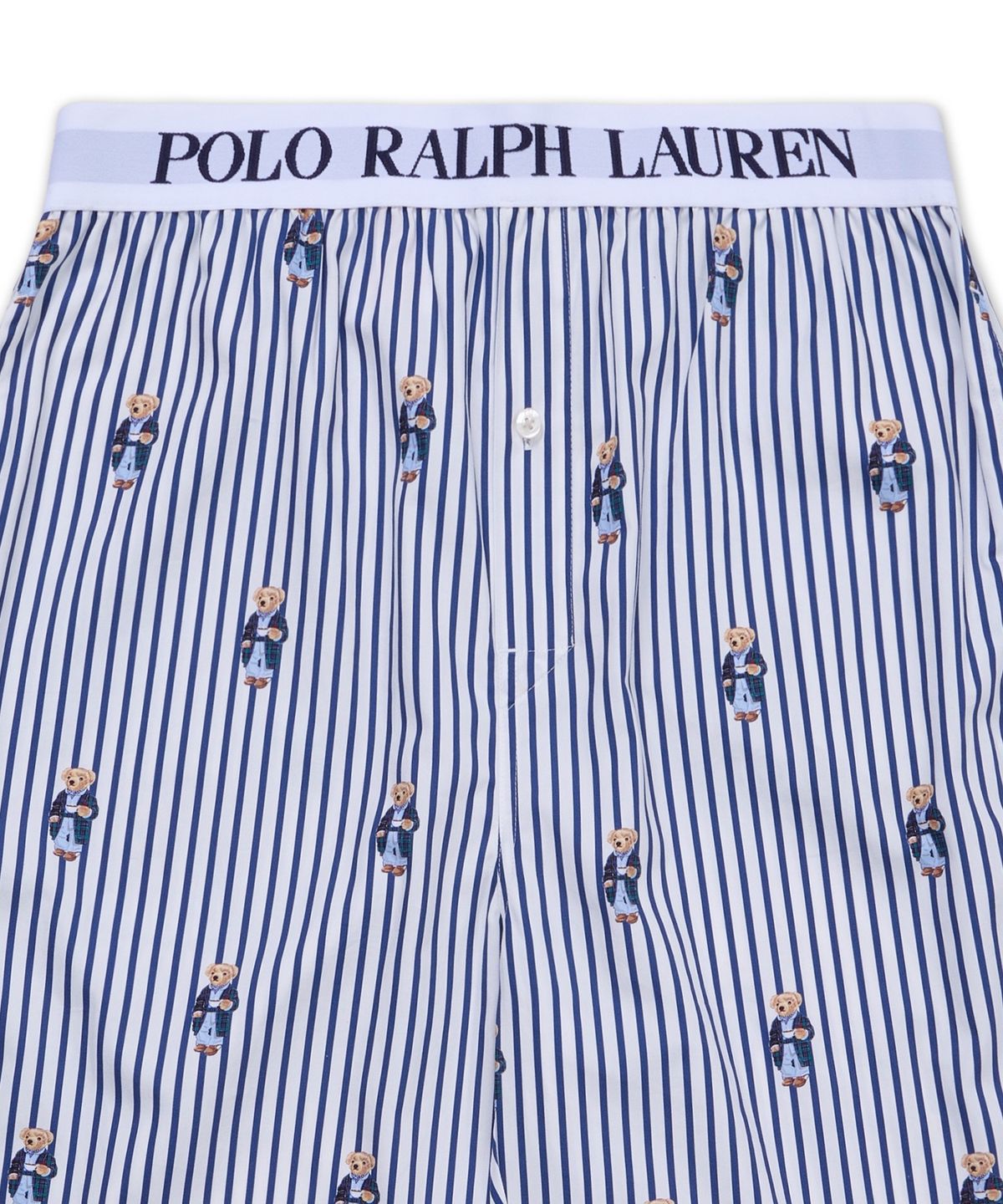 폴로 랄프 로렌(POLO RALPH LAUREN) 스트라이프 코튼 파자마 세트-멀티 컬러