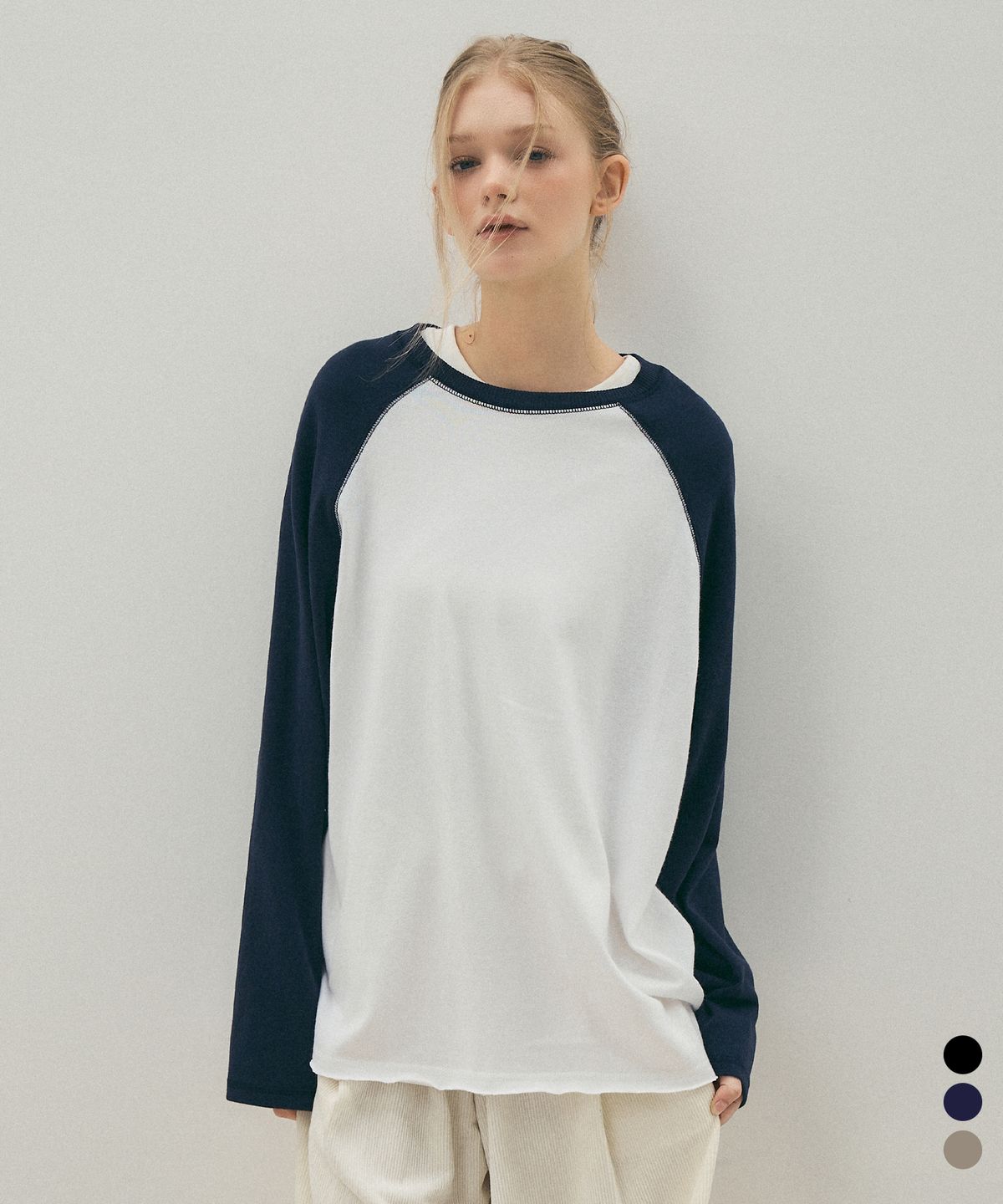 씨타(CITTA) Soft Cotton Relaxed Raglan T-Shirt_CTT391(3color)