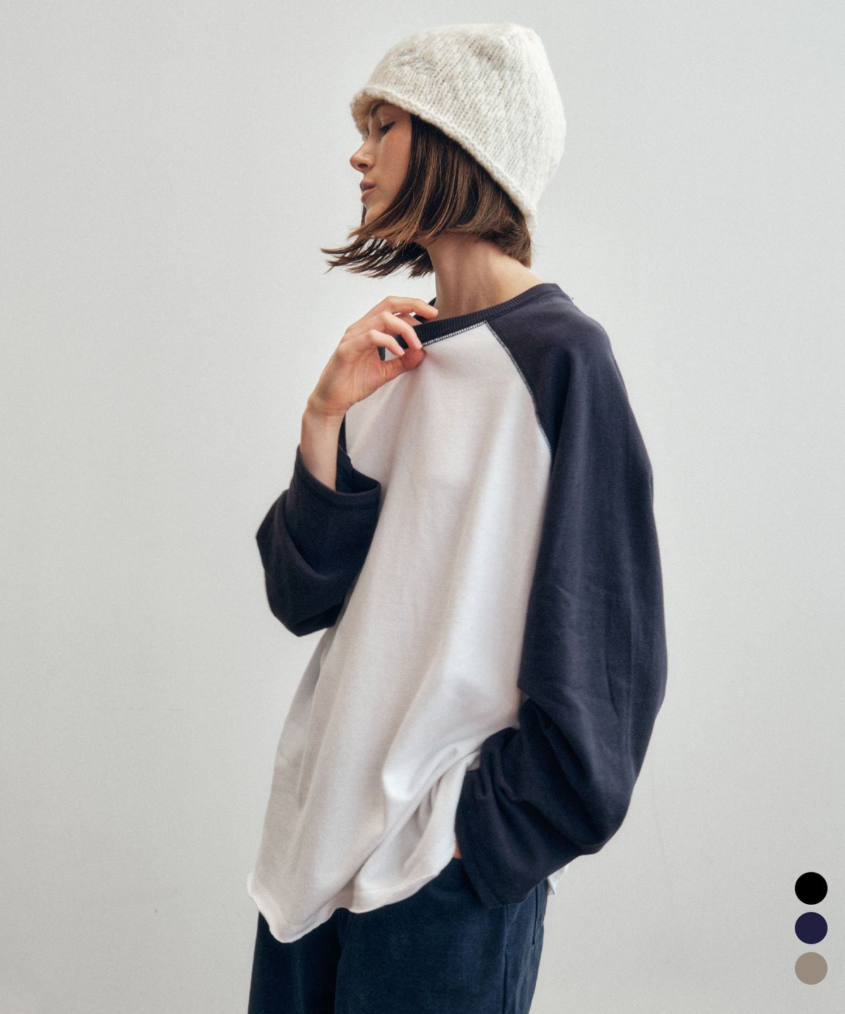 씨타(CITTA) Soft Cotton Relaxed Raglan T-Shirt_CTT391(3color)