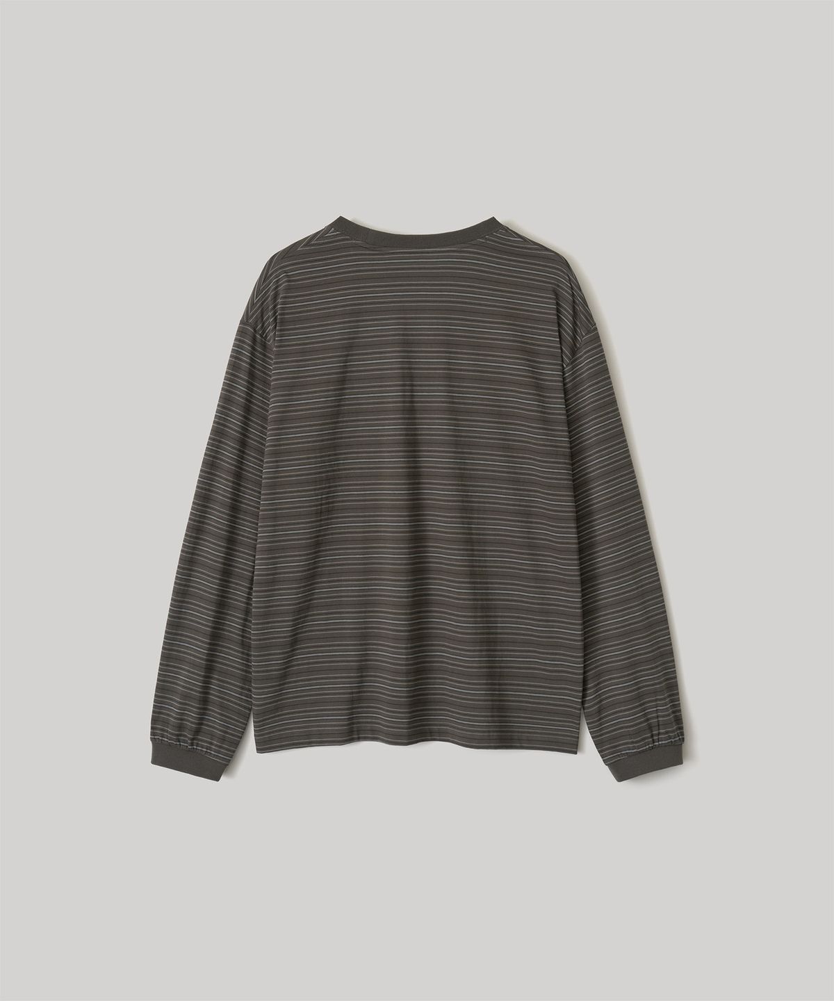 어나더 오피스(ANOTHER OFFICE) Ordinary Multi Stripe T (Mild Brown)