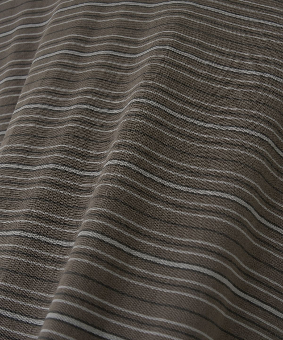 어나더 오피스(ANOTHER OFFICE) Ordinary Multi Stripe T (Mild Brown)