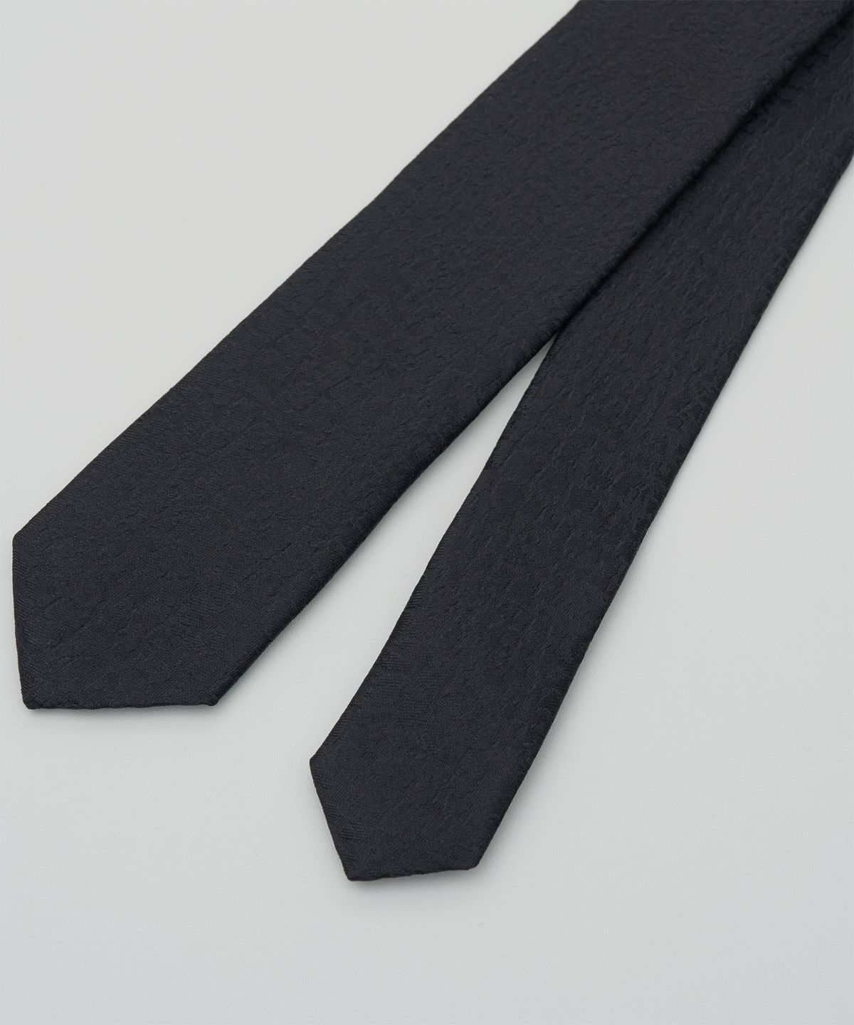어나더 오피스(ANOTHER OFFICE) Commuter Silk Tie (Leopard black)