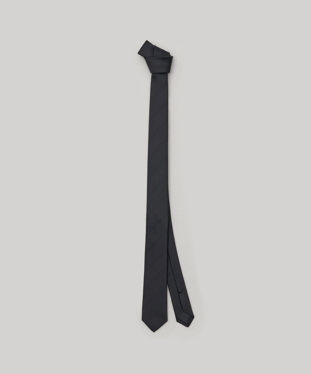 어나더 오피스(ANOTHER OFFICE) Commuter Silk Tie (Stripe black)