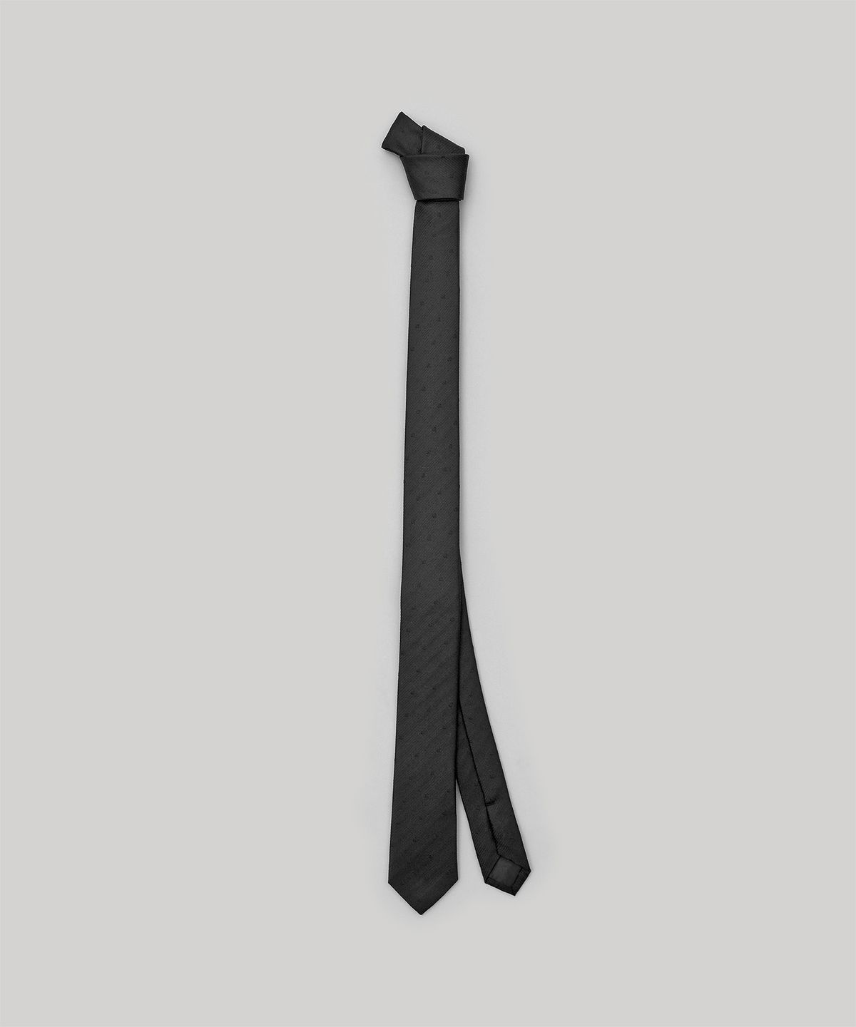 어나더 오피스(ANOTHER OFFICE) Commuter Silk Tie (Dot black)