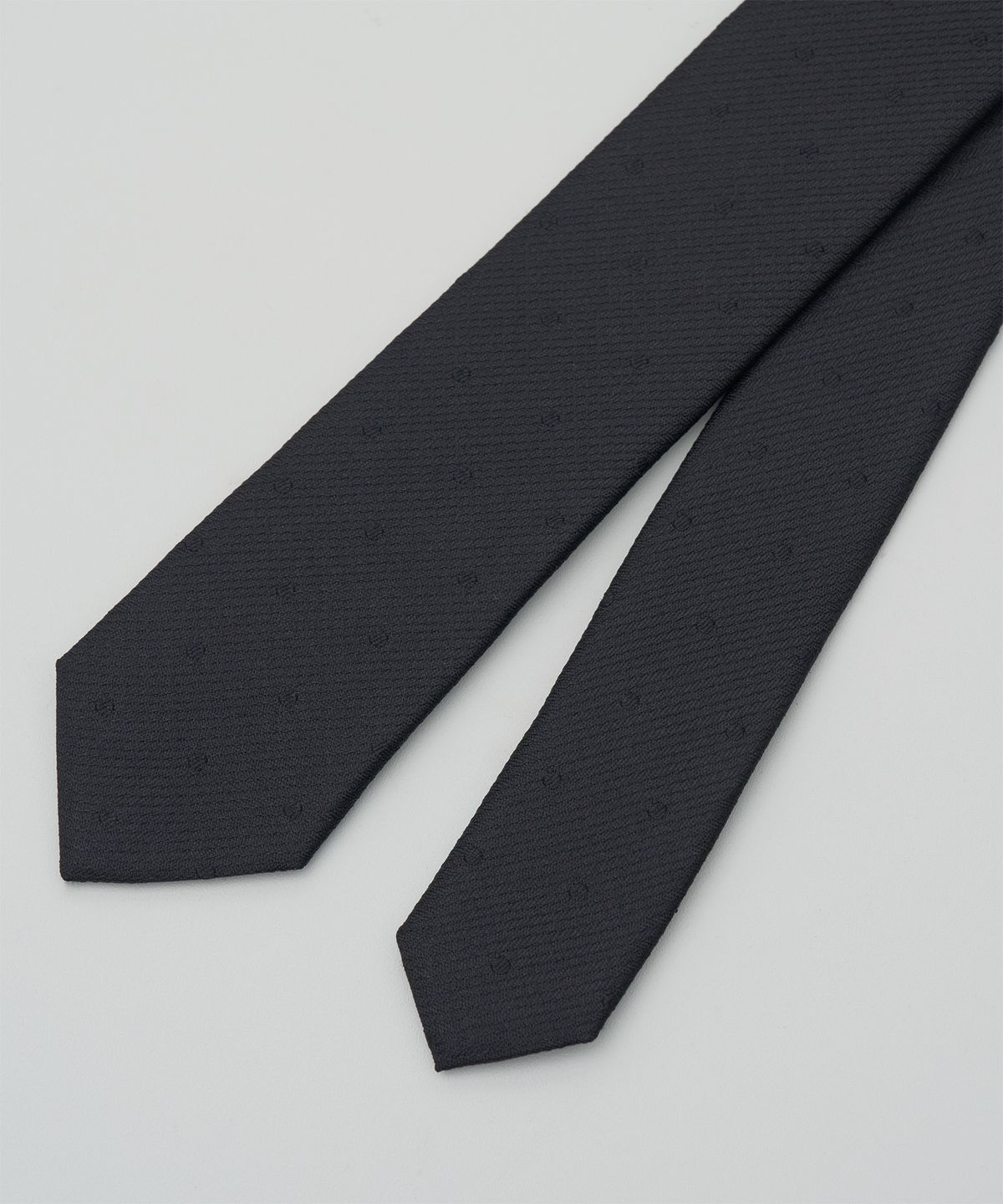 어나더 오피스(ANOTHER OFFICE) Commuter Silk Tie (Dot black)