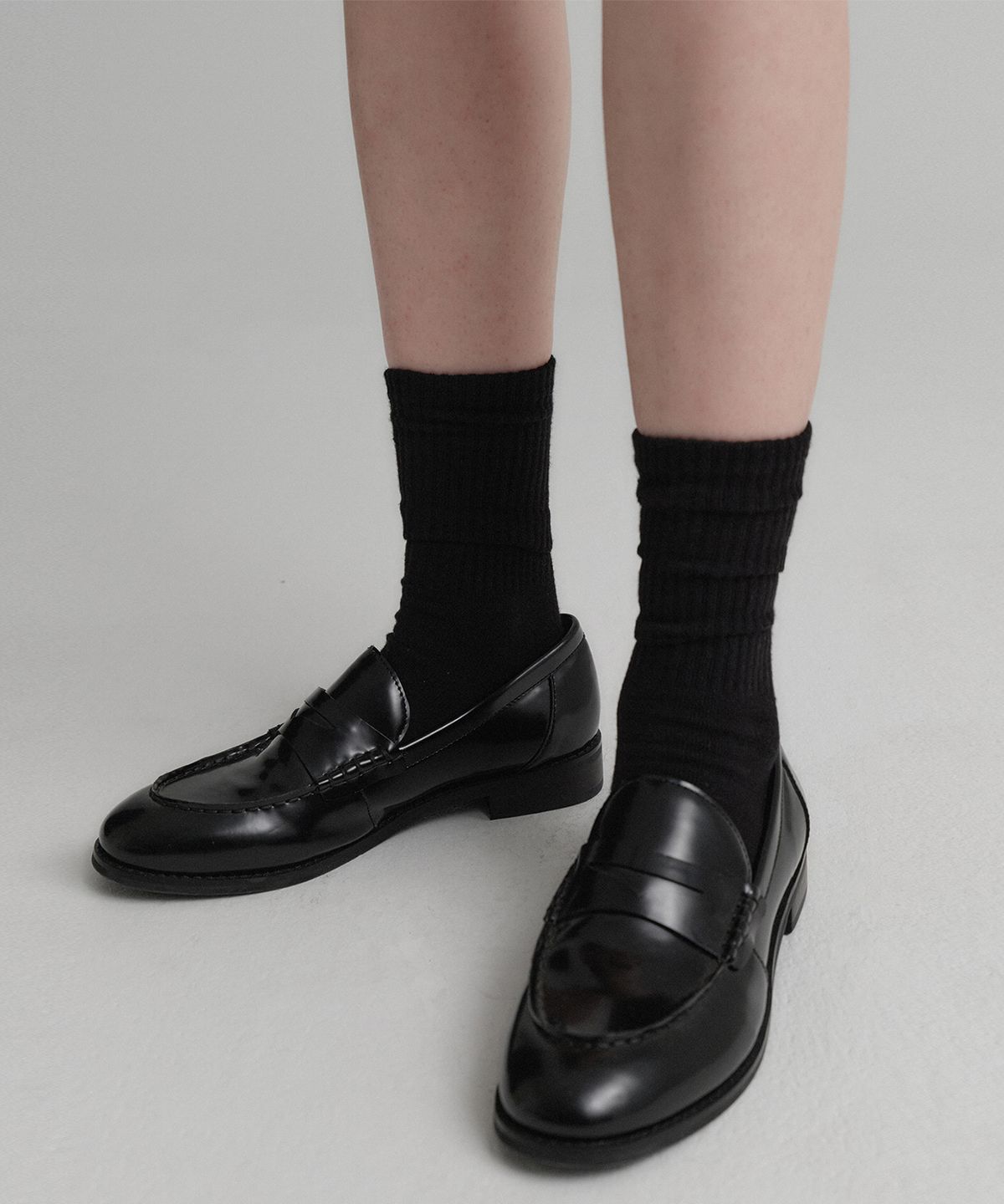 룩캐스트(LOOKAST) 미아 클래식 리브드 삭스 / MIA CLASSIC RIBBED SOCKS_3colors