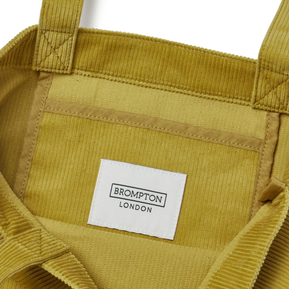 브롬톤 런던(BROMPTON LONDON) CODUROY ECO BAG - MUSTARD (P255ATO413)