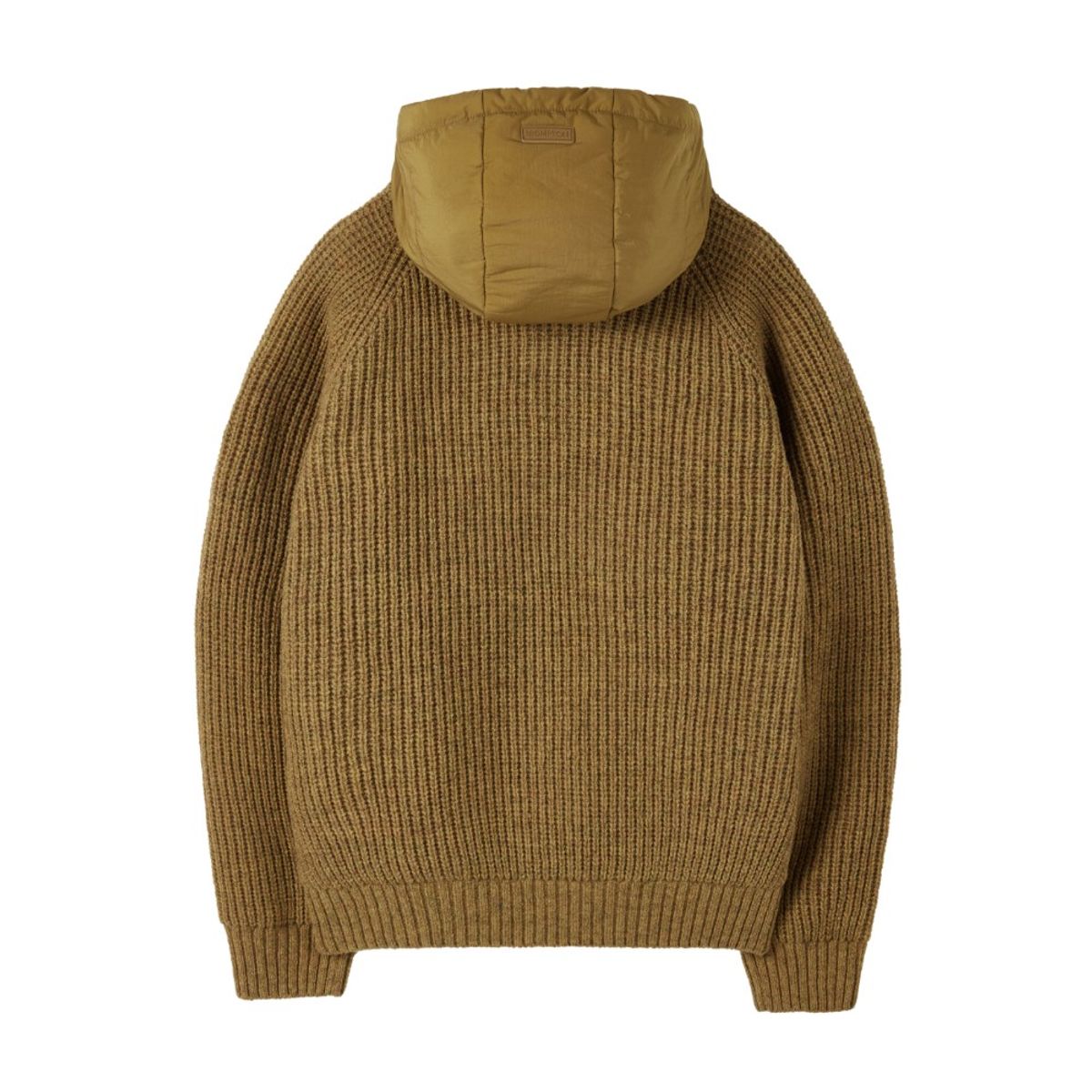 브롬톤 런던(BROMPTON LONDON) SHETLAND WOOL HOOD CARDIGAN - MUSTARD (P254UCD431)