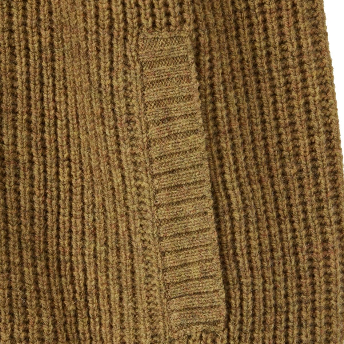 브롬톤 런던(BROMPTON LONDON) SHETLAND WOOL HOOD CARDIGAN - MUSTARD (P254UCD431)
