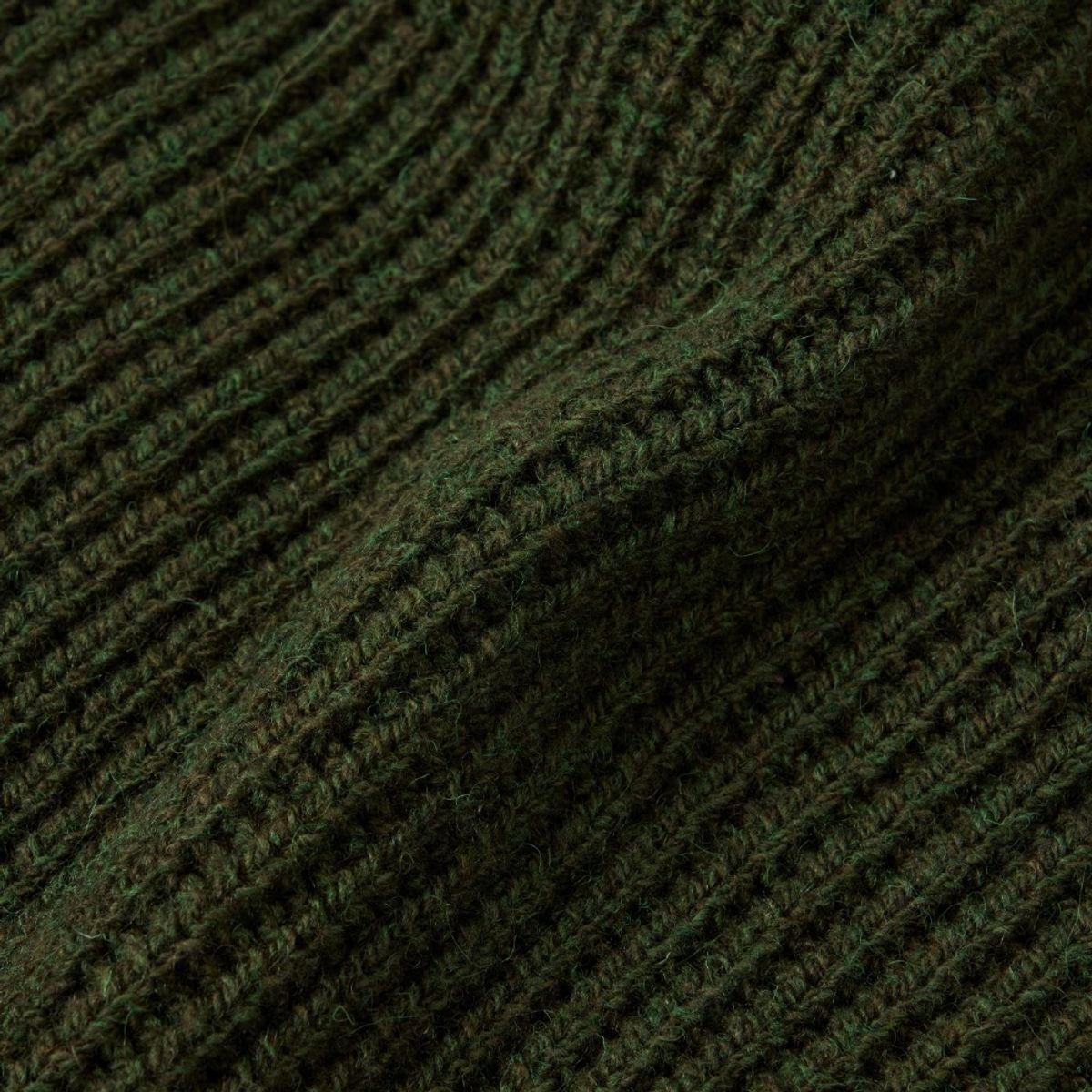 브롬톤 런던(BROMPTON LONDON) SHETLAND WOOL HOOD CARDIGAN - KHAKI (P254UCD431)